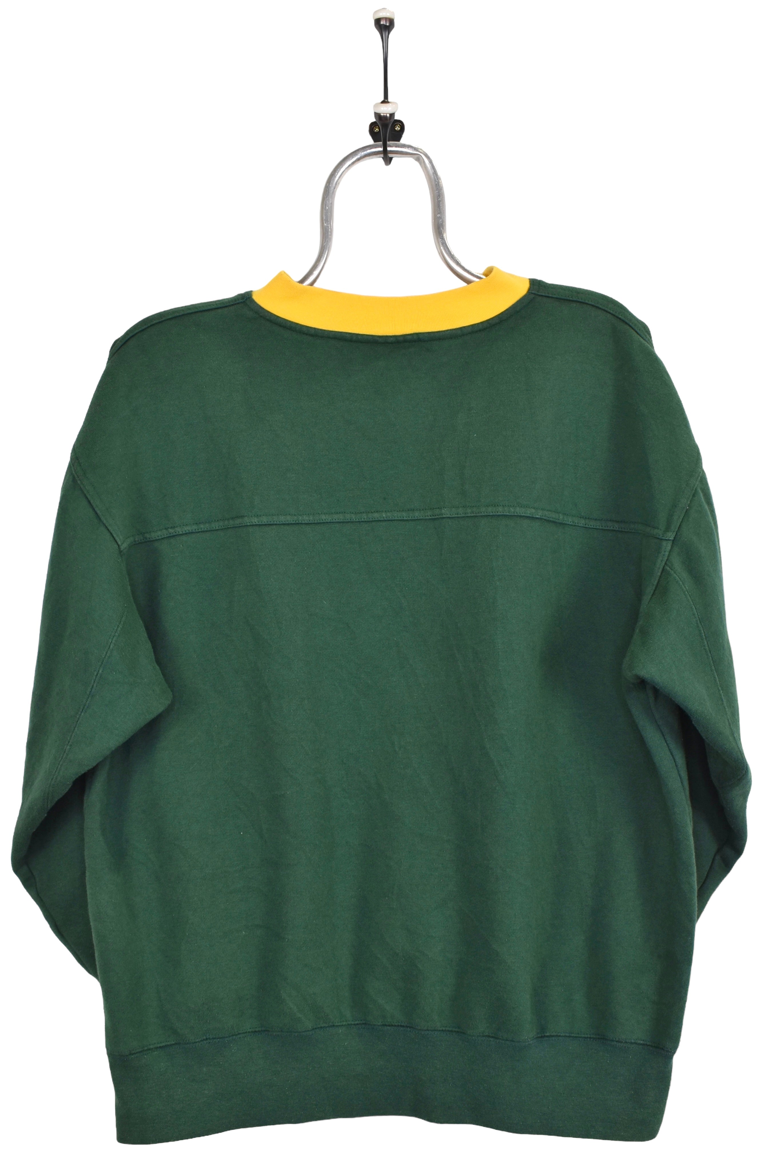 Vintage Green Bay Packers sweatshirt, green NFL embroidered crewneck - Large