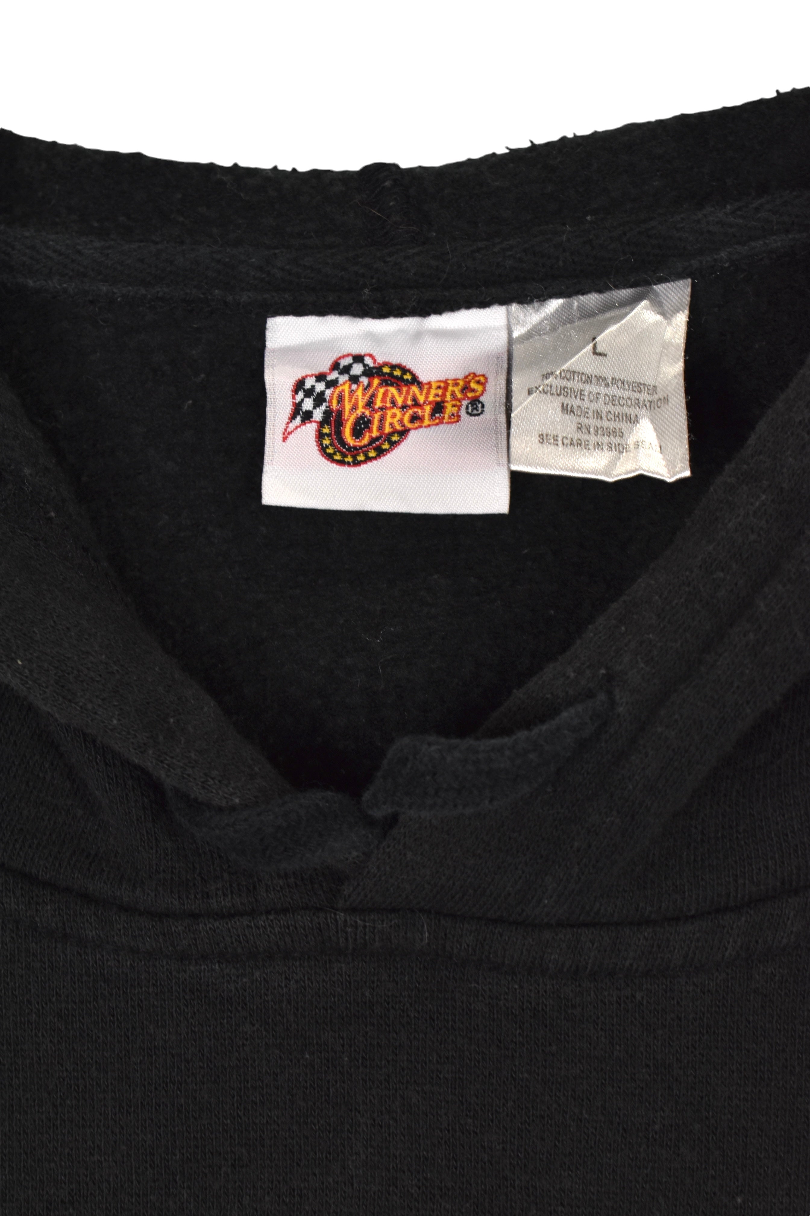 Vintage NASCAR hoodie (M), black Tony Stewart graphic sweatshirt