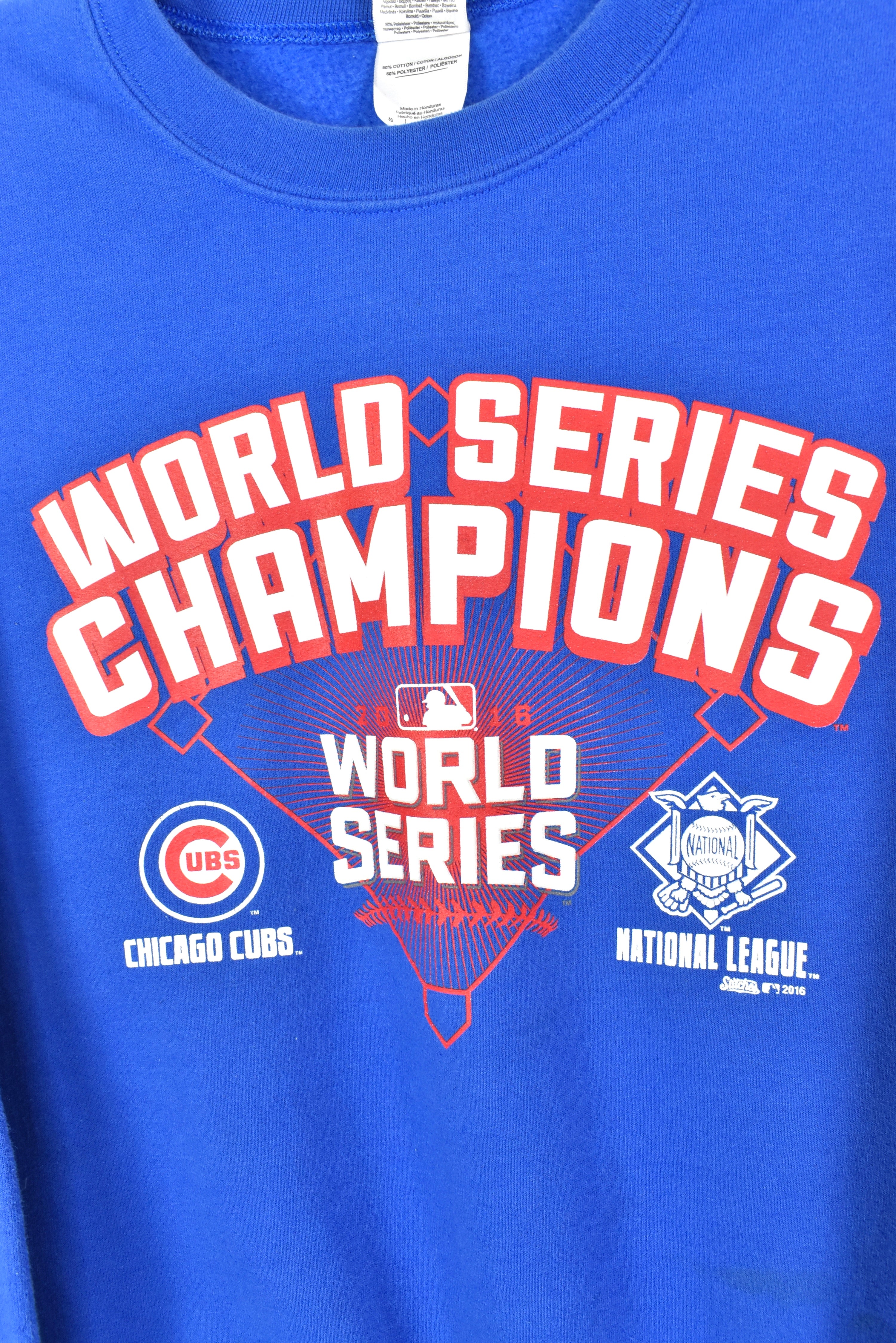 MODERN MLB WORLD SERIES BLUE SWEATSHIRT | MEDIUM PRO SPORT