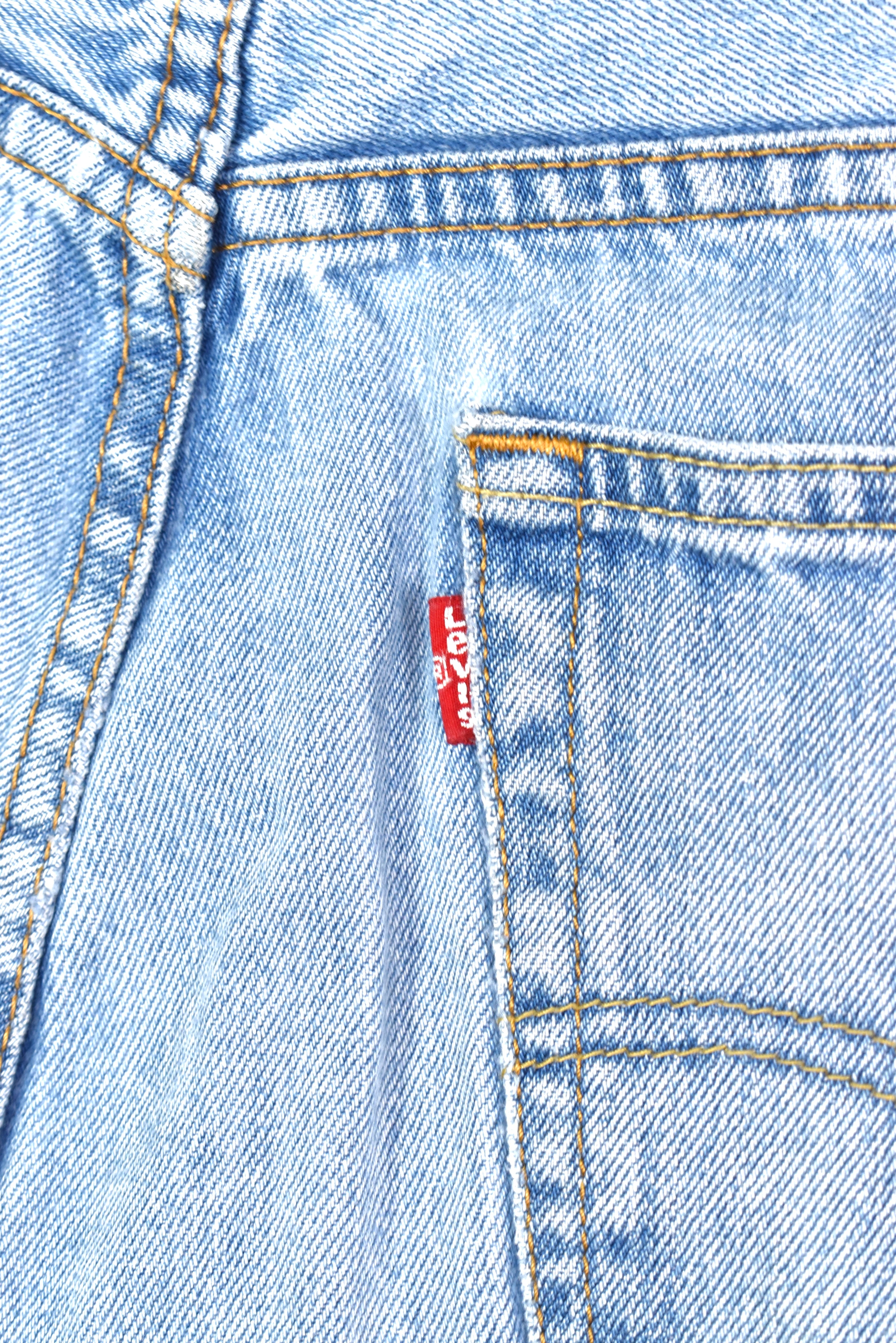 Women's vintage Levi's shorts, rework denim jeans - blue, W32" LEVIS