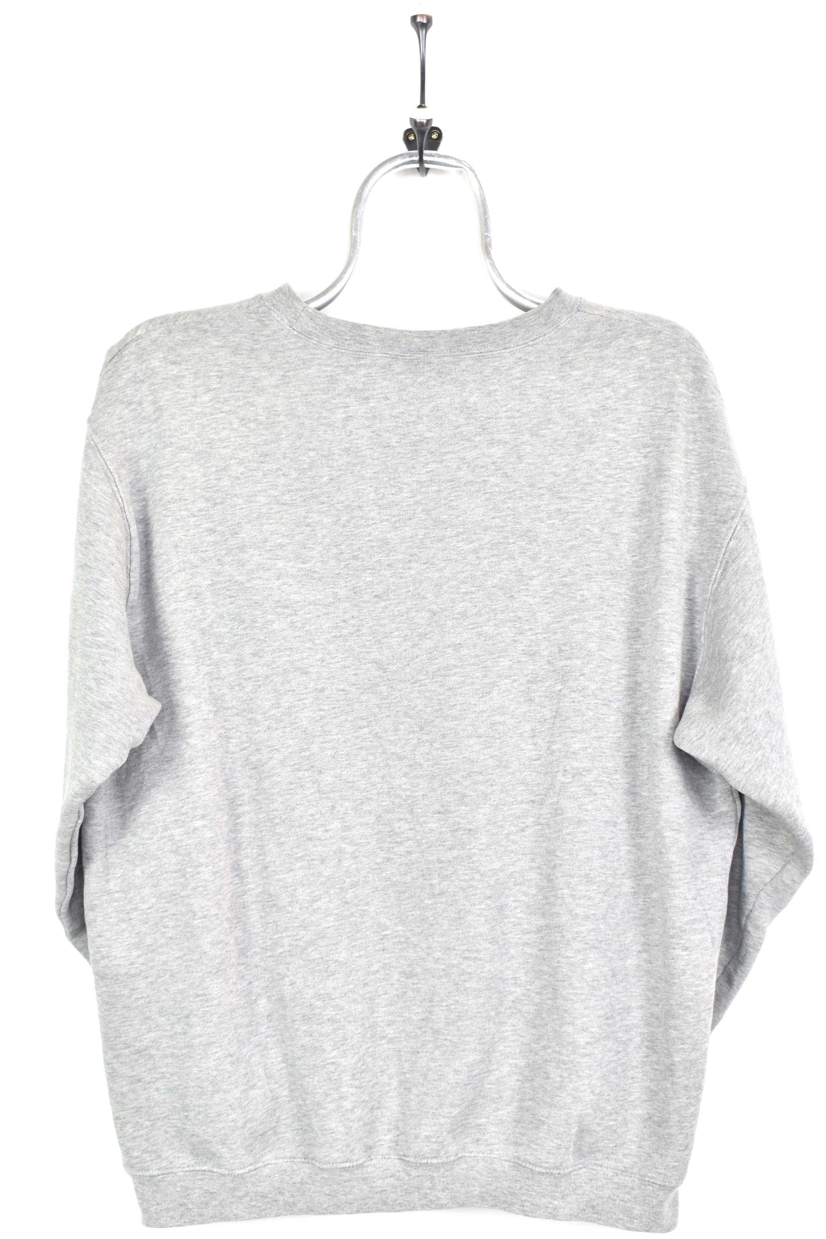 VINTAGE DISNEY MICKEY MOUSE EMBROIDERED GREY SWEATSHIRT | LARGE DISNEY / CARTOON