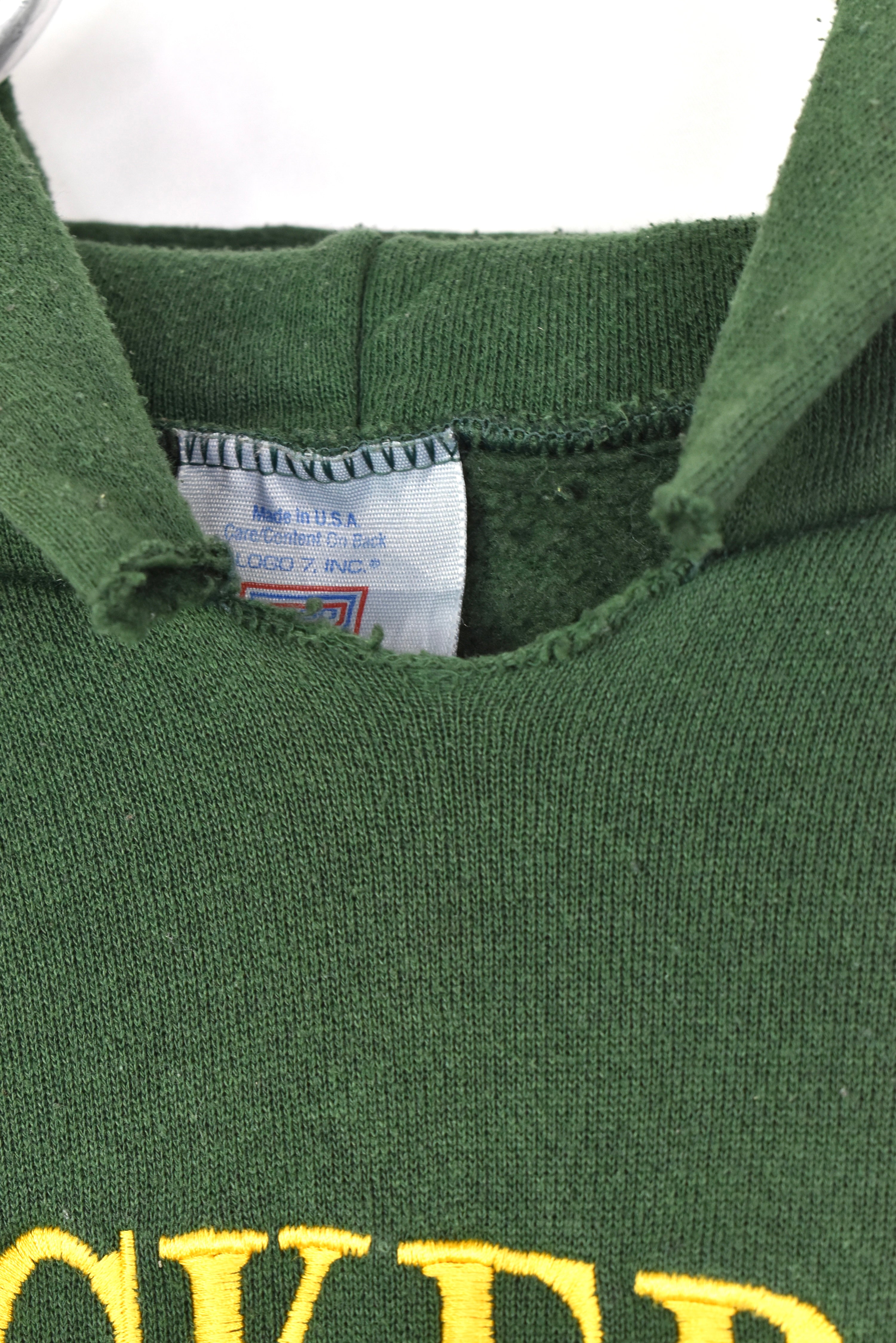 Vintage Green Bay Packers hoodie, NFL embroidered sweatshirt - large, green PRO SPORT