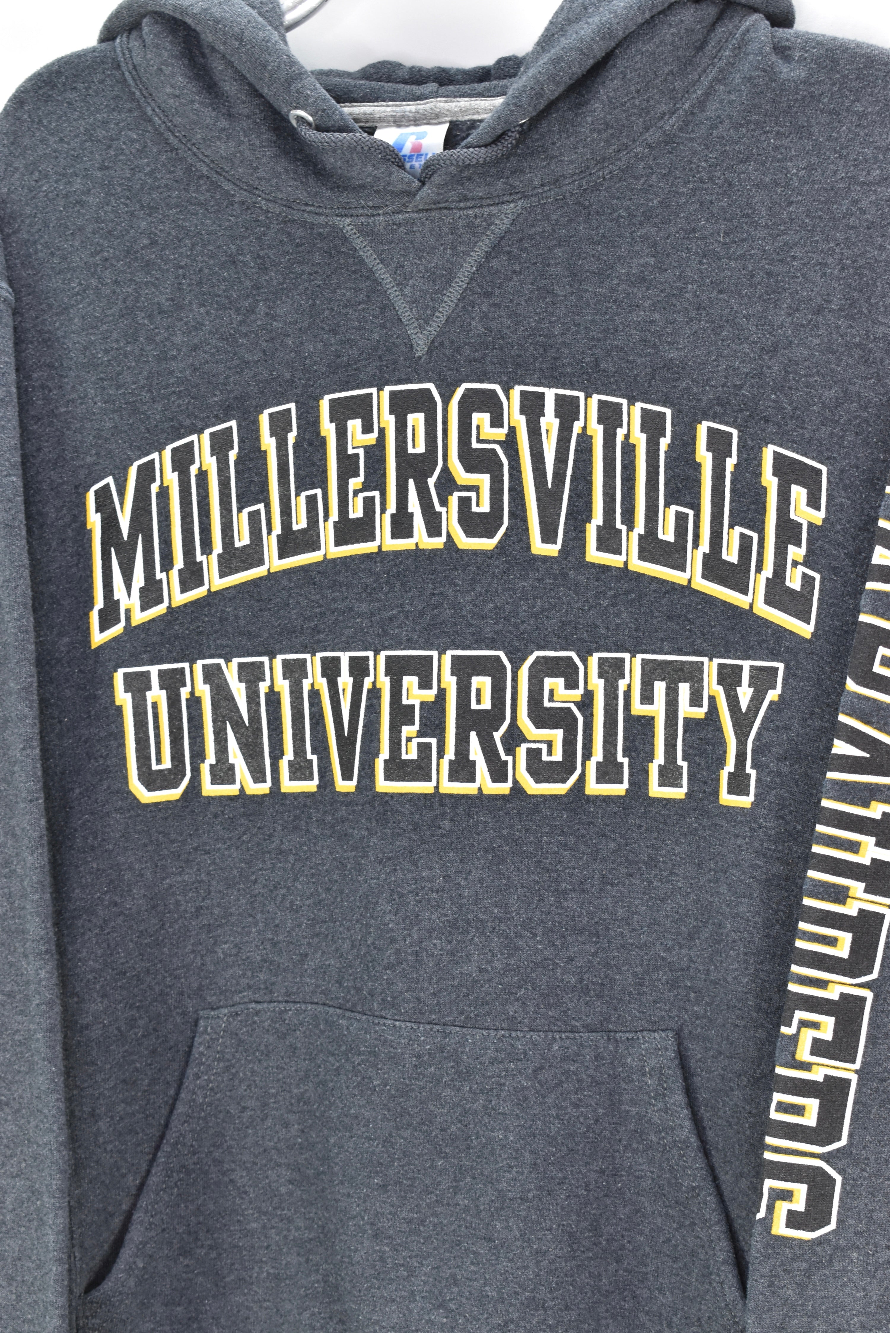 VINTAGE MILLERSVILLE UNIVERSITY GREY HOODIE | SMALL COLLEGE