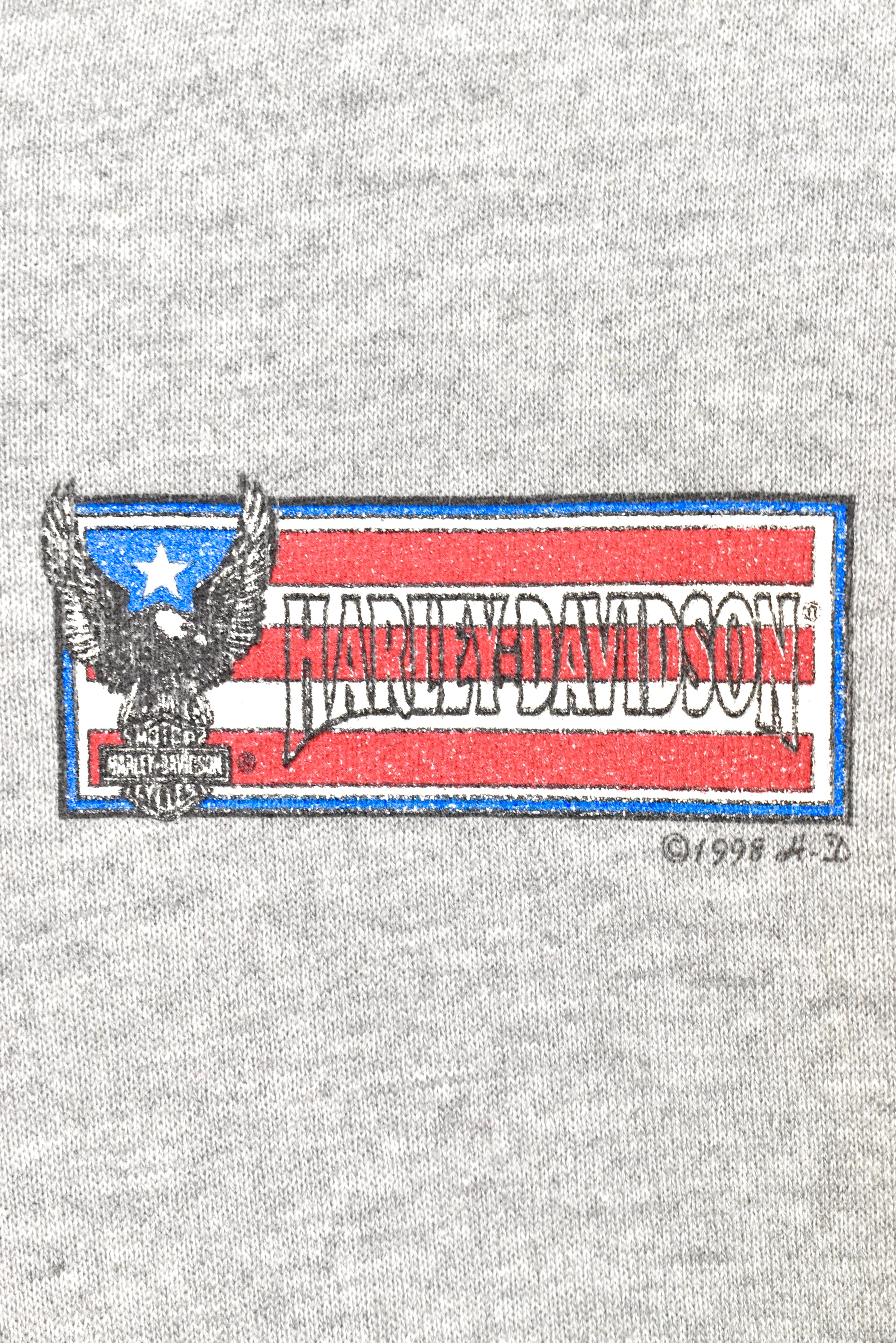 Vintage 1998 Harley Davidson grey hoodie | XXL HARLEY DAVIDSON