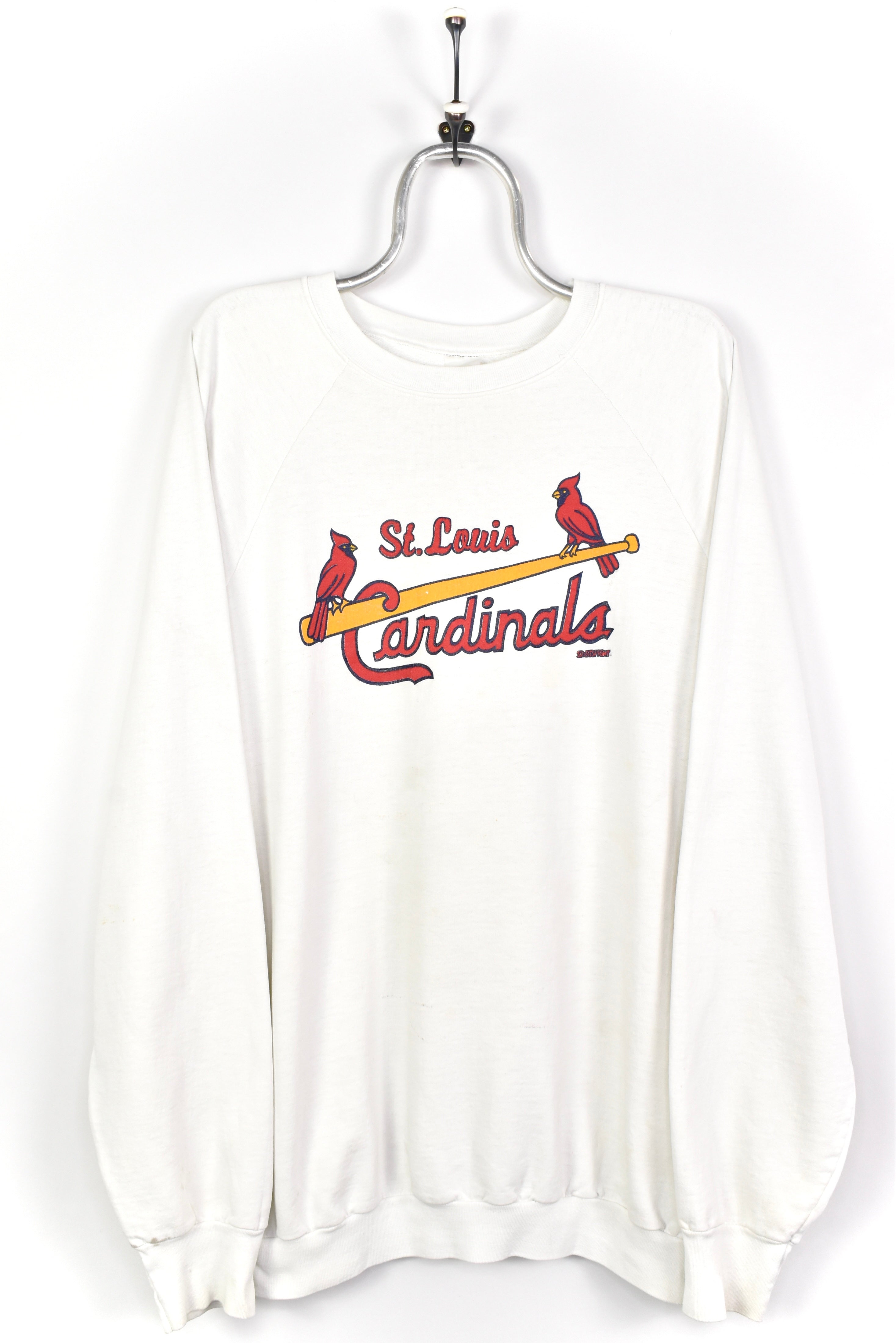 VINTAGE MLB ST. LOUIS CARDINALS WHITE SWEATSHIRT | XXL PRO SPORT