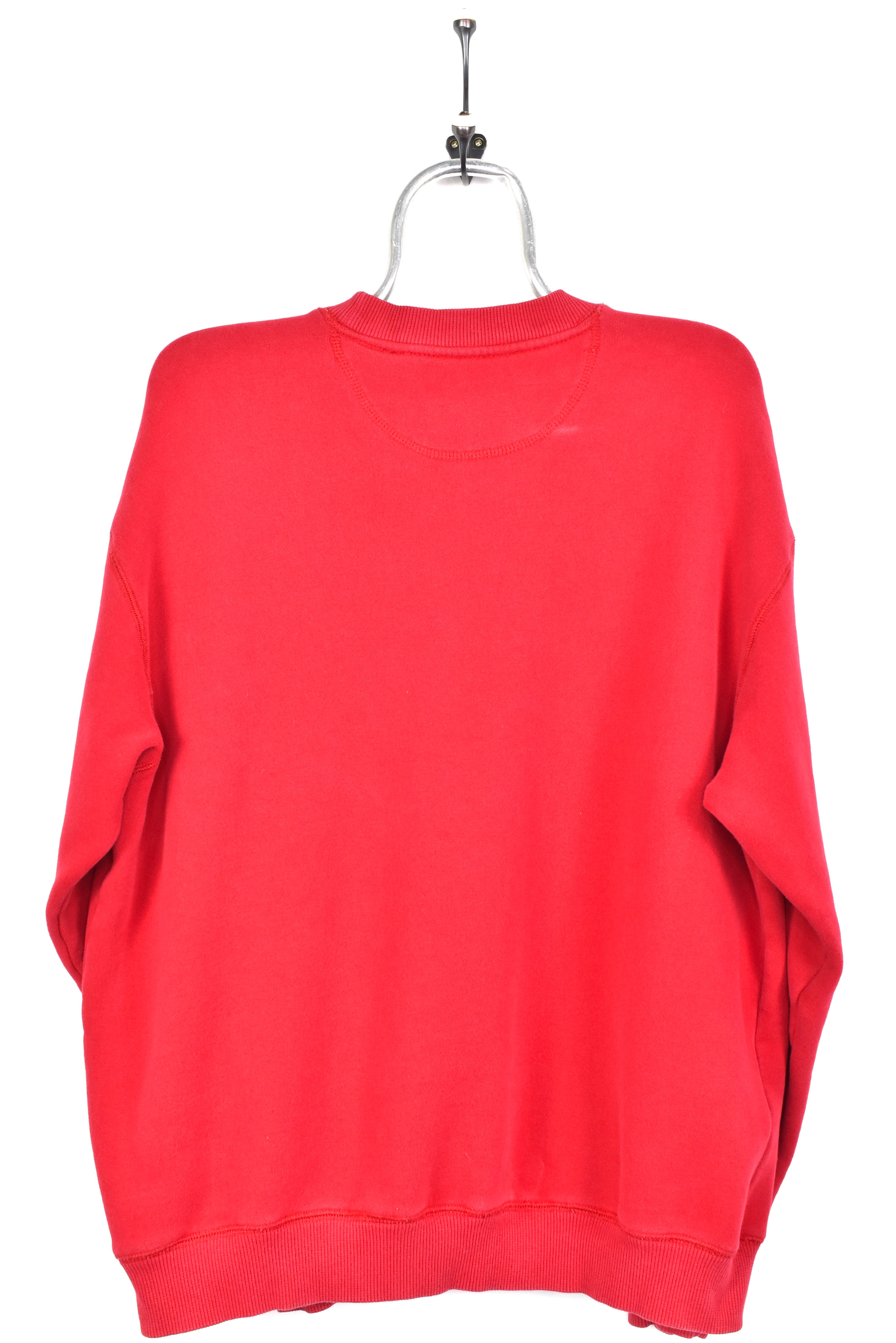 VINTAGE FILA EMBROIDERED RED SWEATSHIRT | LARGE FILA