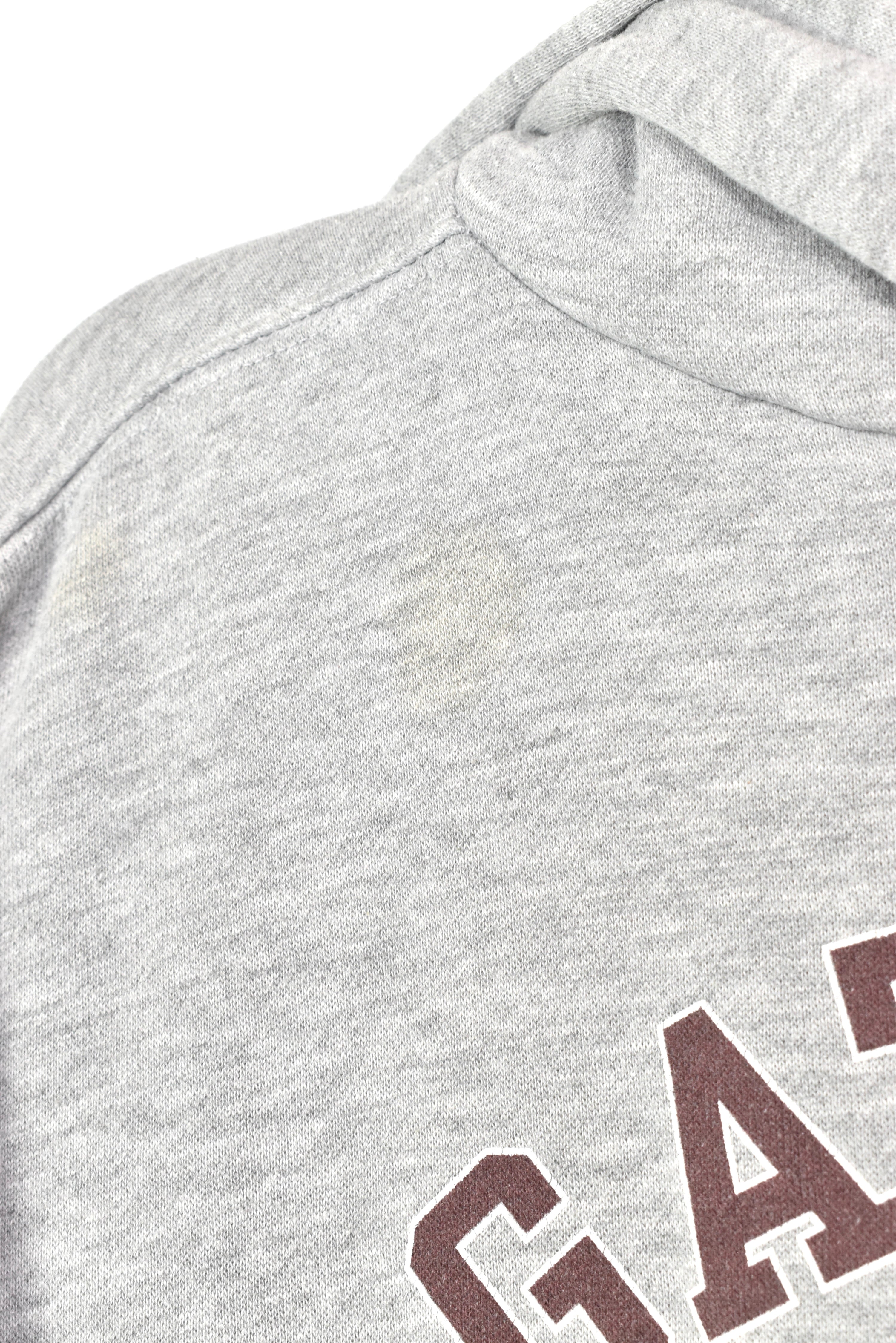 VINTAGE GATEWAY COLLEGE GREY HOODIE | XL COLLEGE