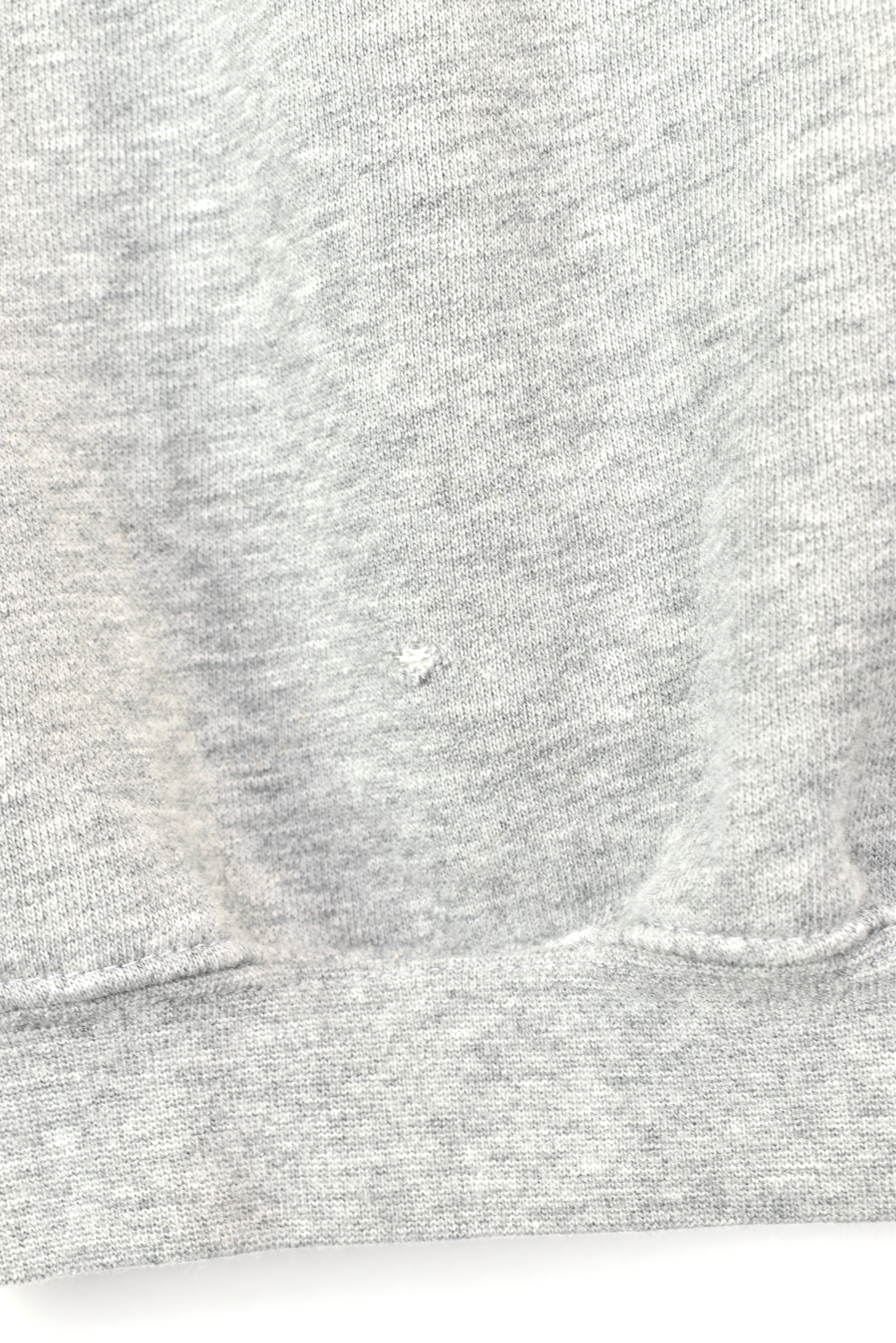 VINTAGE DISNEY MICKEY MOUSE EMBROIDERED GREY SWEATSHIRT | LARGE DISNEY / CARTOON
