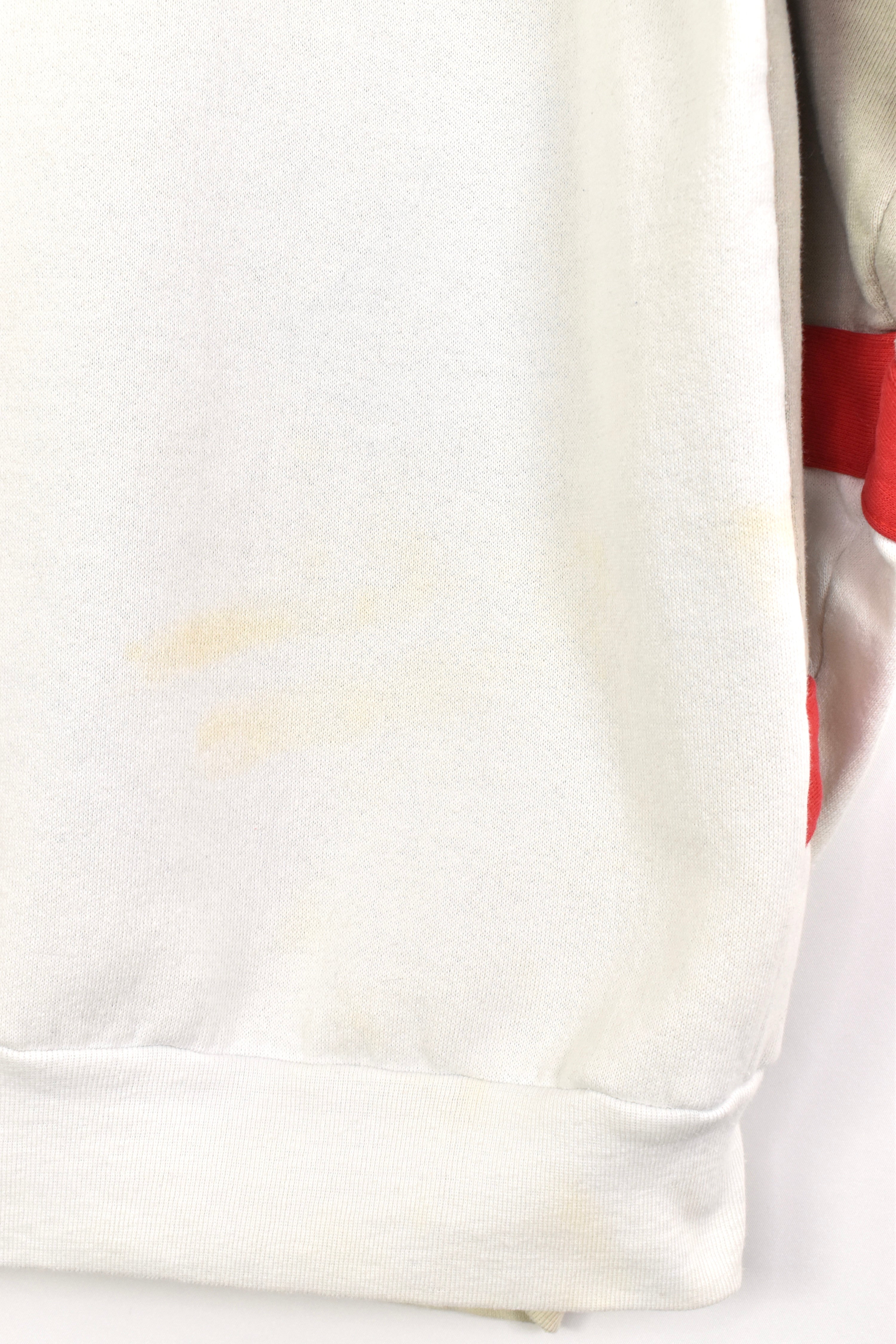 Vintage Ohio State University Buckeyes embroidered white sweatshirt | Medium COLLEGE