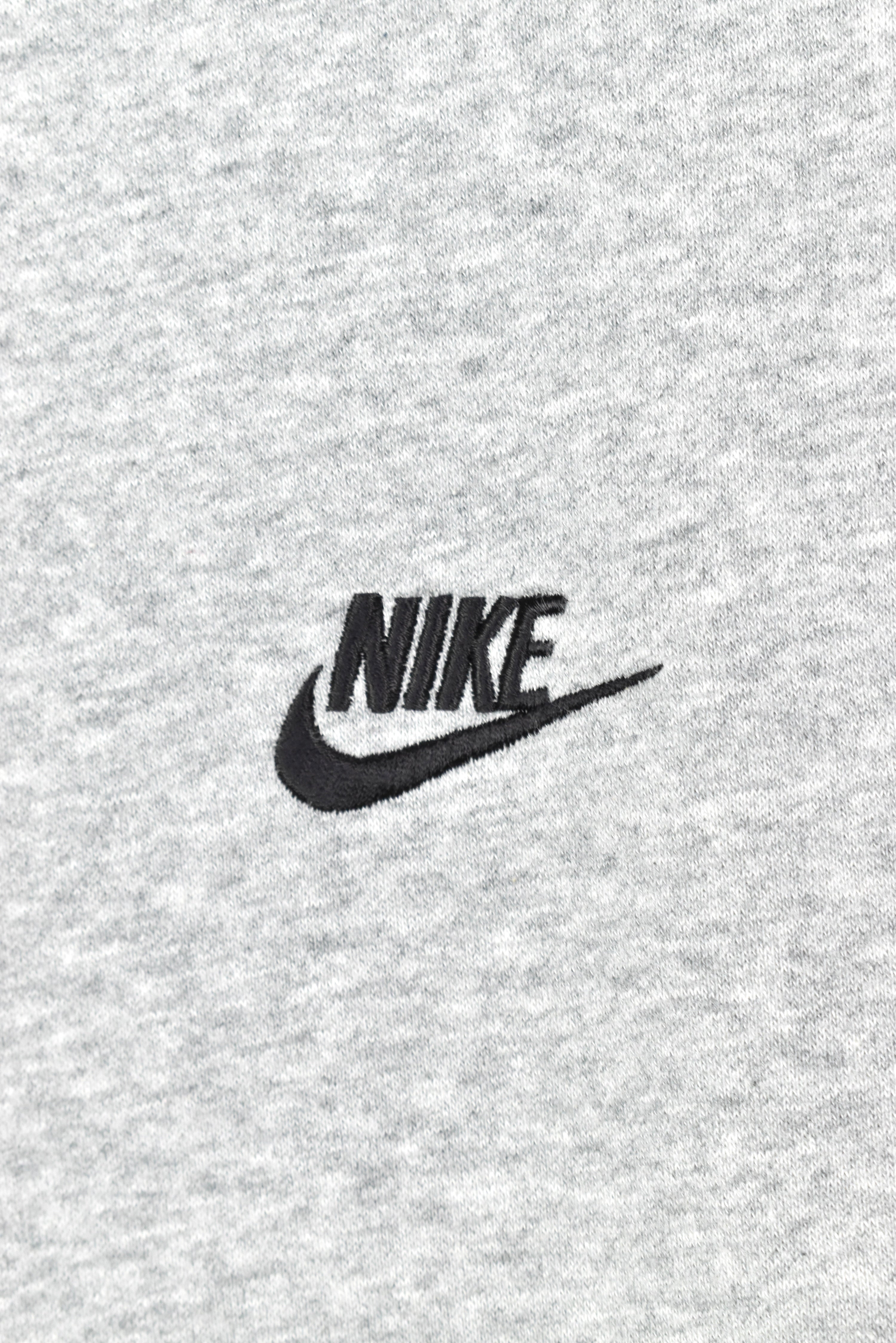 VINTAGE NIKE EMBROIDERED HALF ZIP HOODIE | XL NIKE