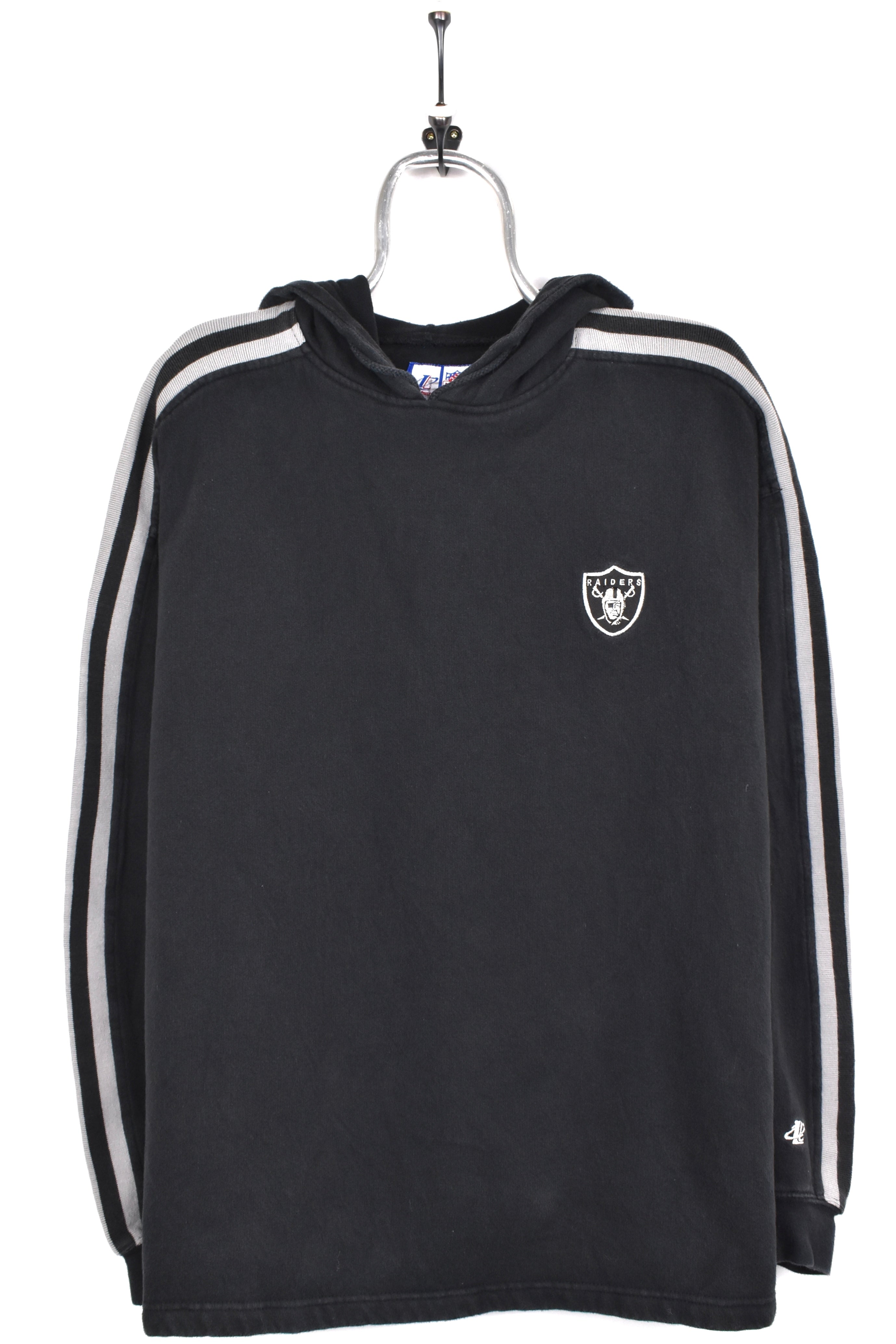 Vintage Oakland Raiders hoodie, NFL black embroidered sweatshirt - AU XL PRO SPORT