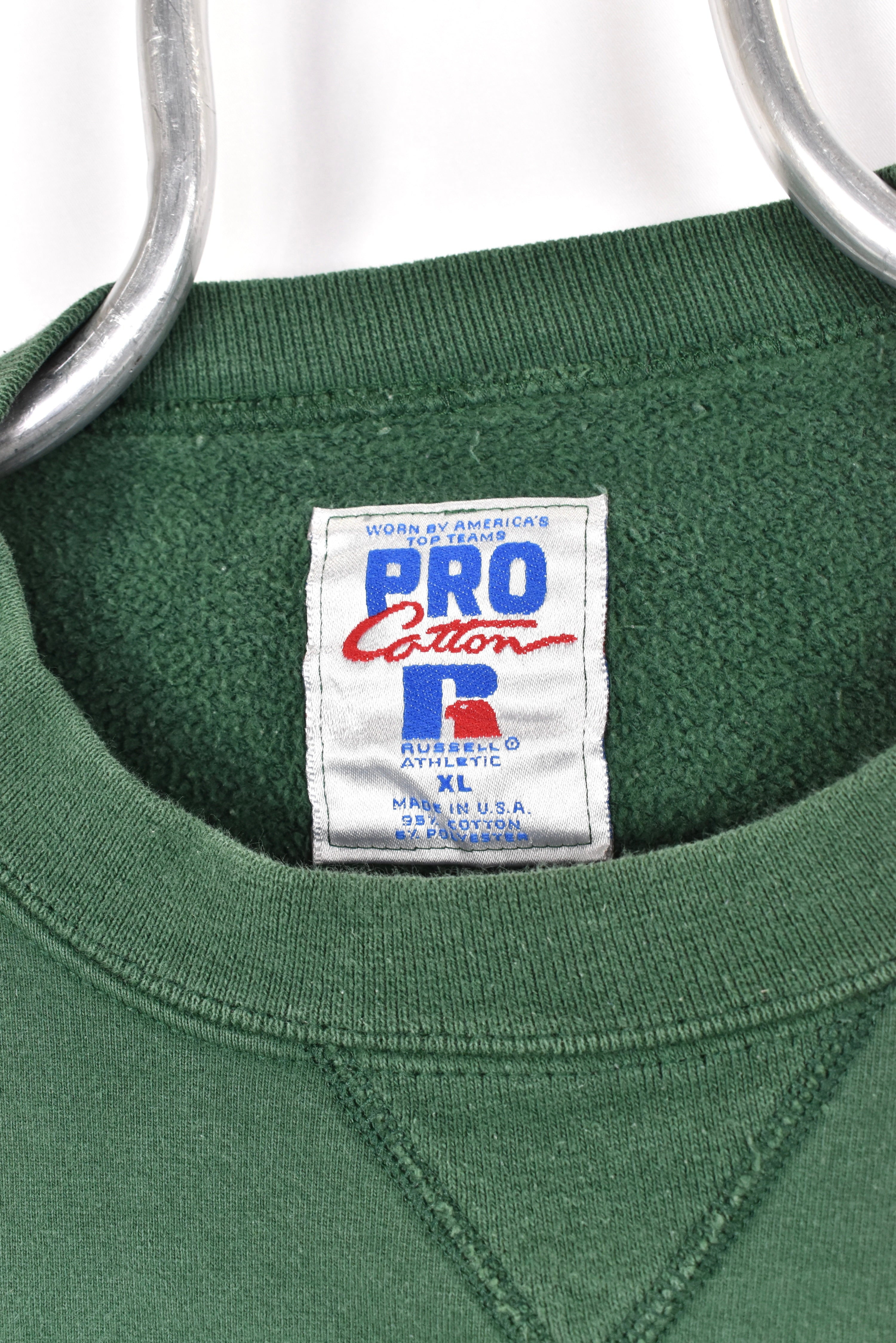 Vintage Green Bay Packers sweatshirt, NFL green embroidered crewneck - AU XL PRO SPORT