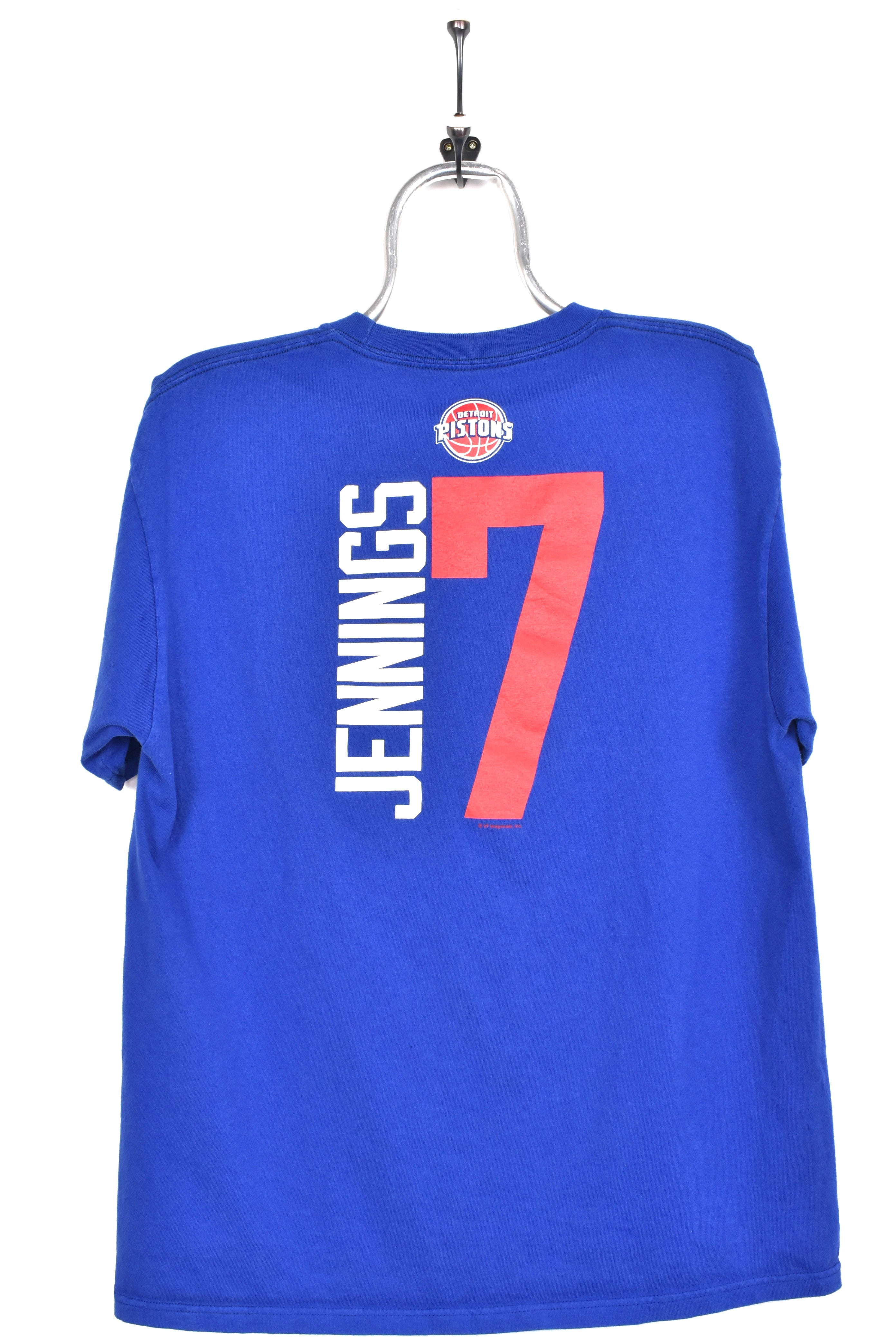 Modern Detroit Pistons shirt, NBA blue graphic tee - AU Large PRO SPORT