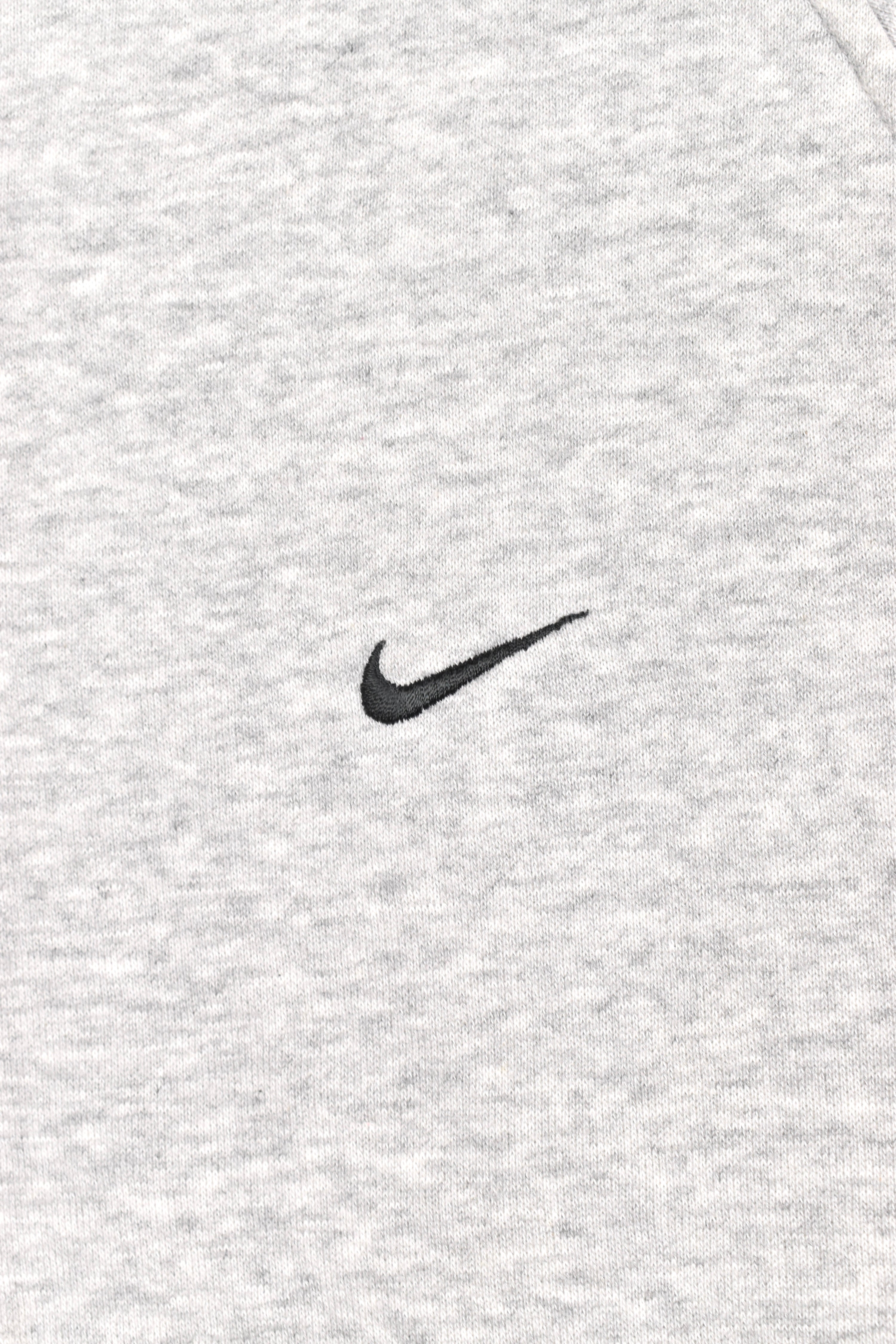 Vintage Nike sweatshirt, grey embroidered crewneck - AU XL NIKE