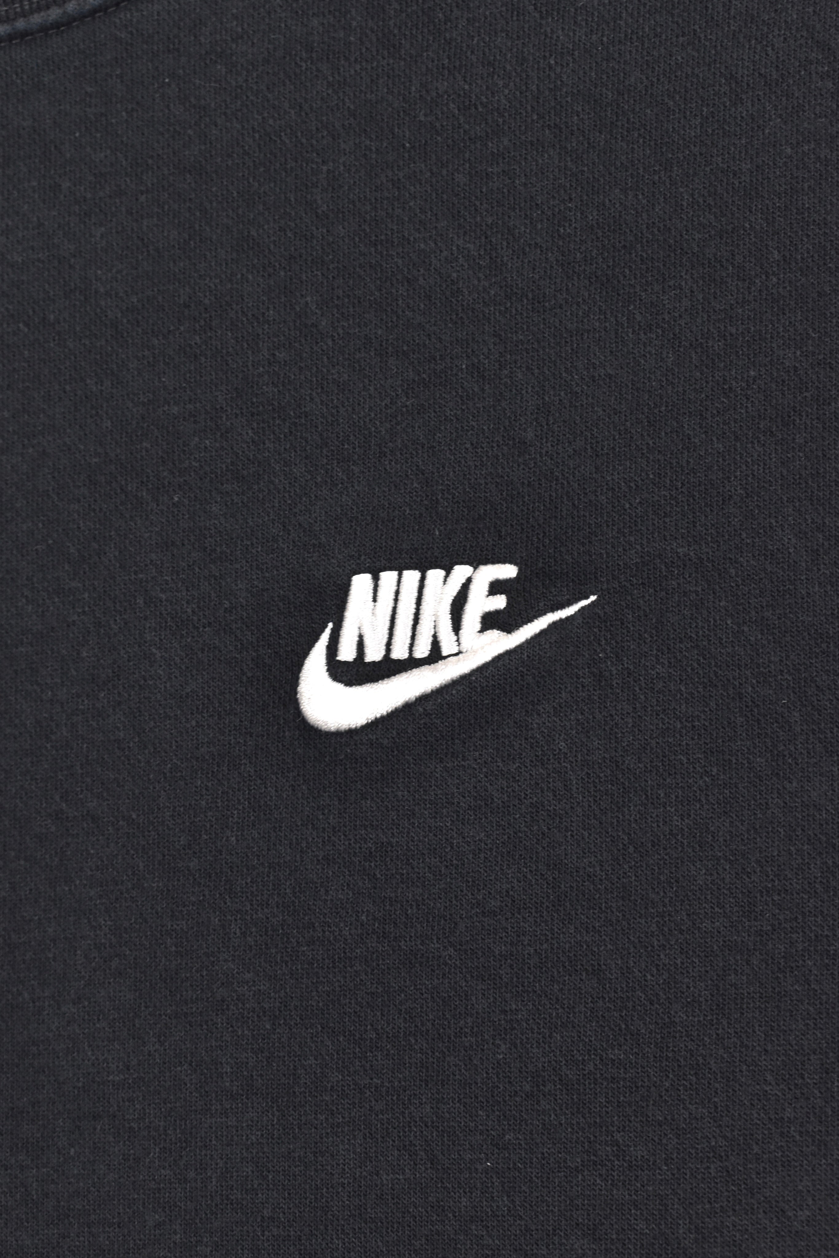Vintage Nike sweatshirt, black embroidered crewneck - AU XL NIKE