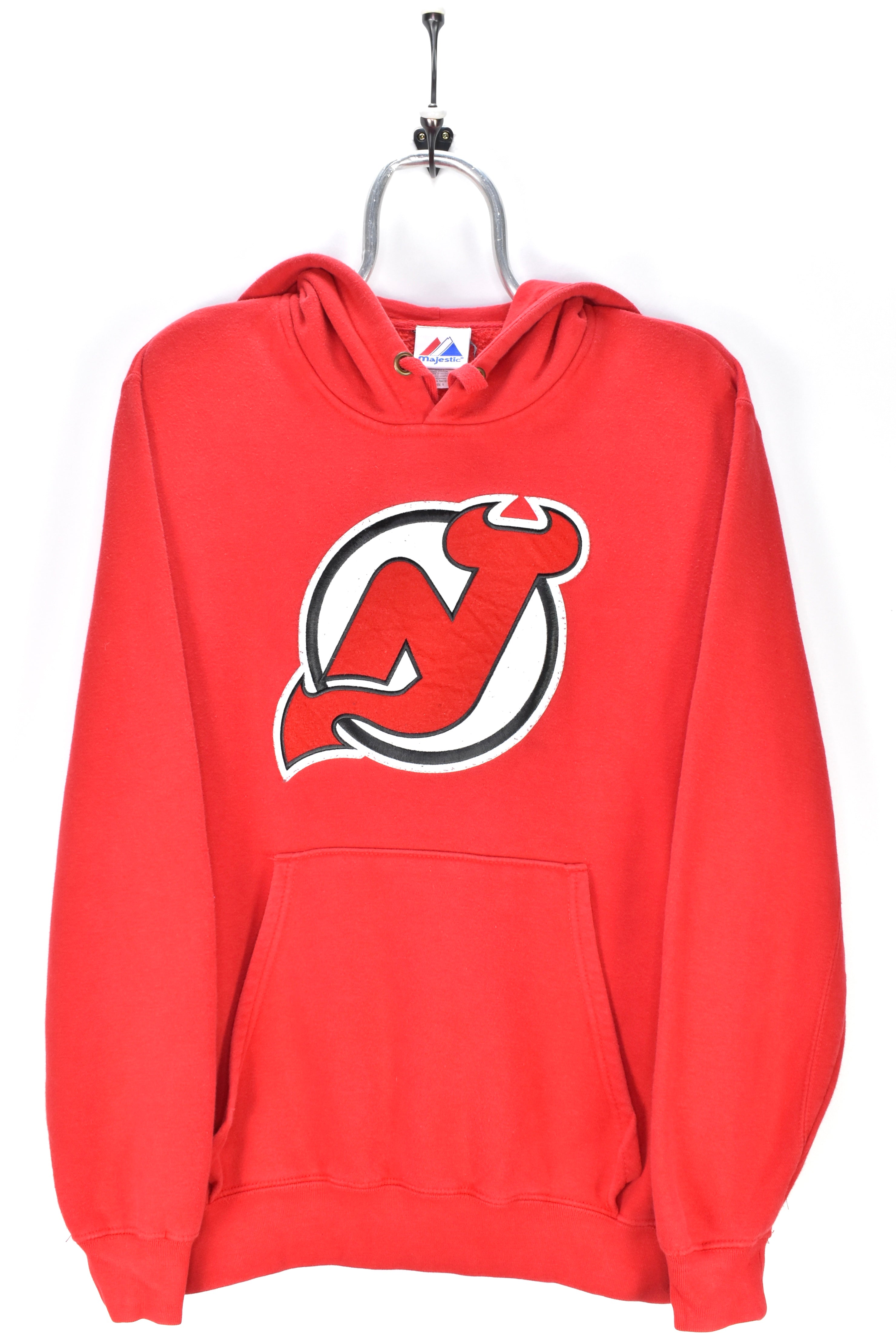 VINTAGE NHL NEW JERSEY DEVILS RED HOODIE | MEDIUM PRO SPORT