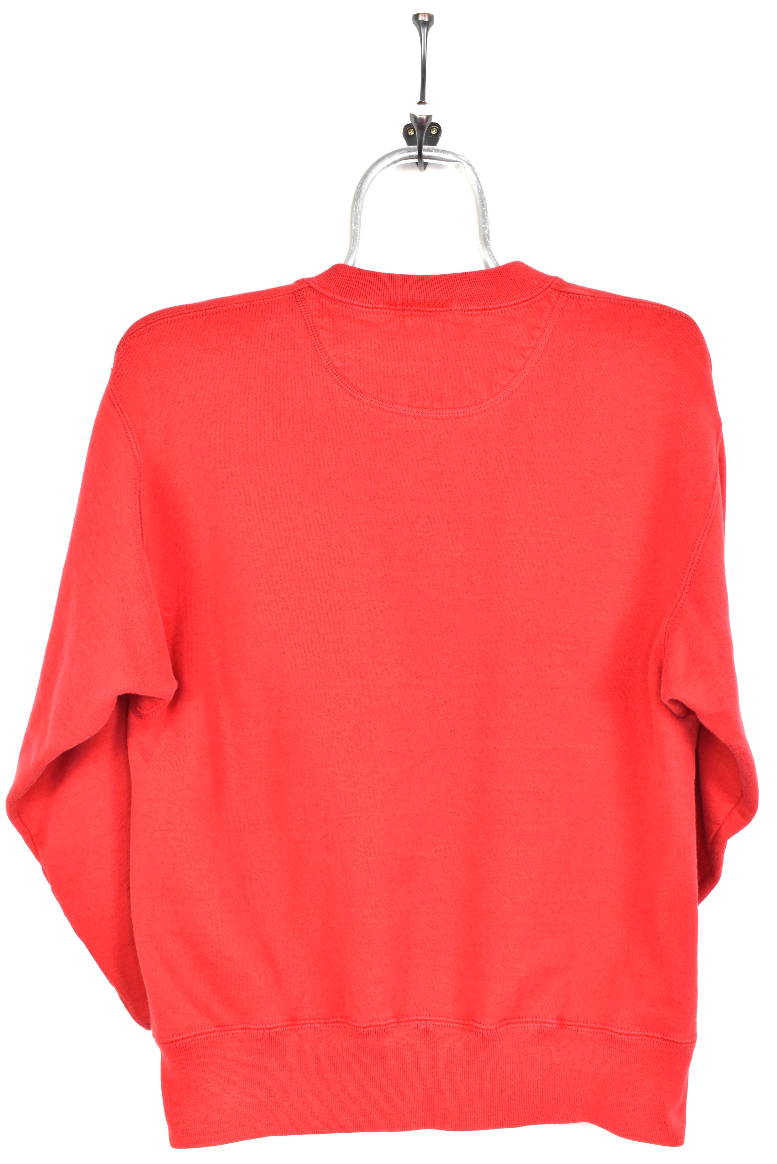 VINTAGE NEBRASKA UNIVERSITY EMBROIDERED RED SWEATSHIRT | SMALL COLLEGE
