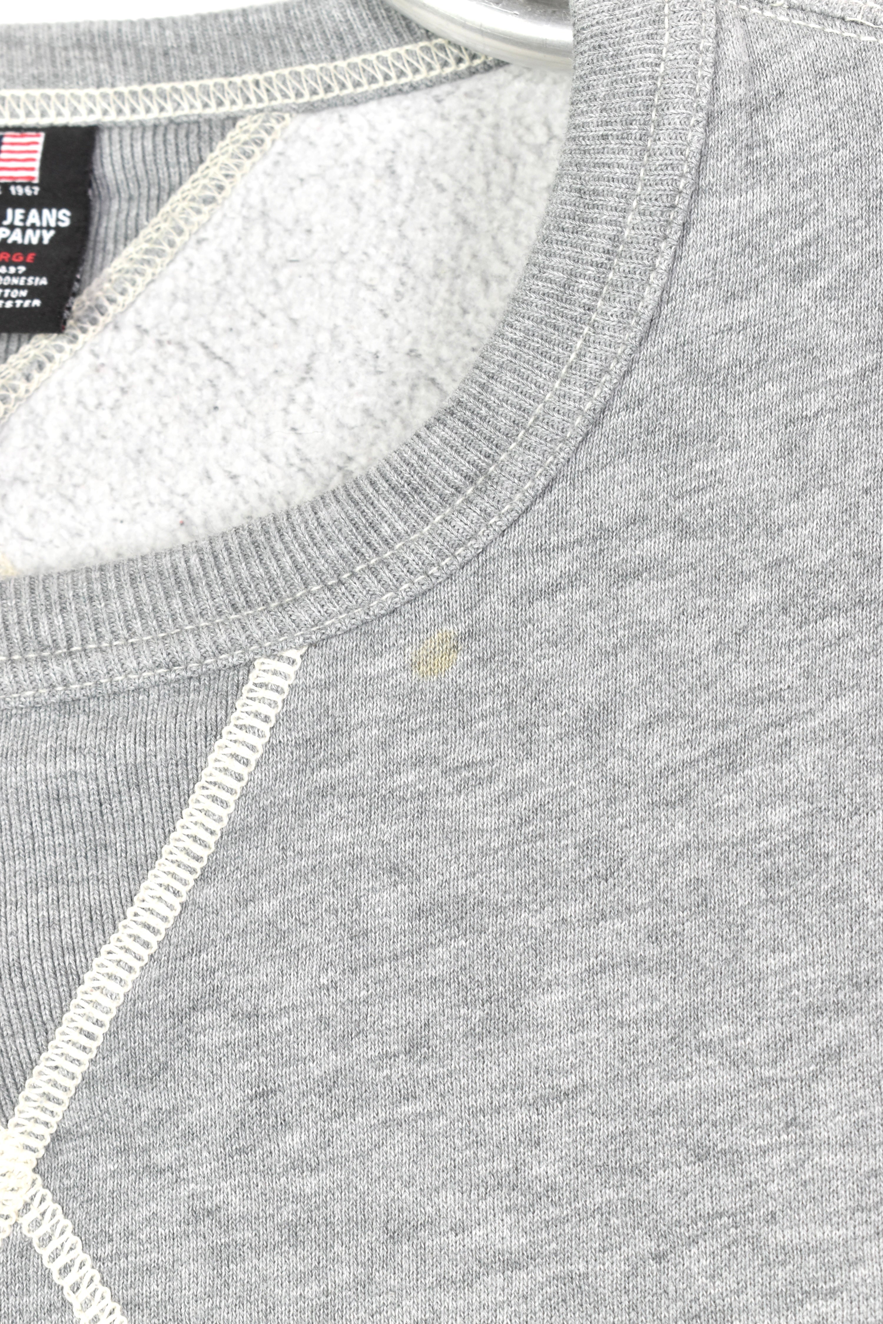 Vintage Ralph Lauren sweatshirt, grey embroidered Polo crewneck - AU XL RALPH LAUREN
