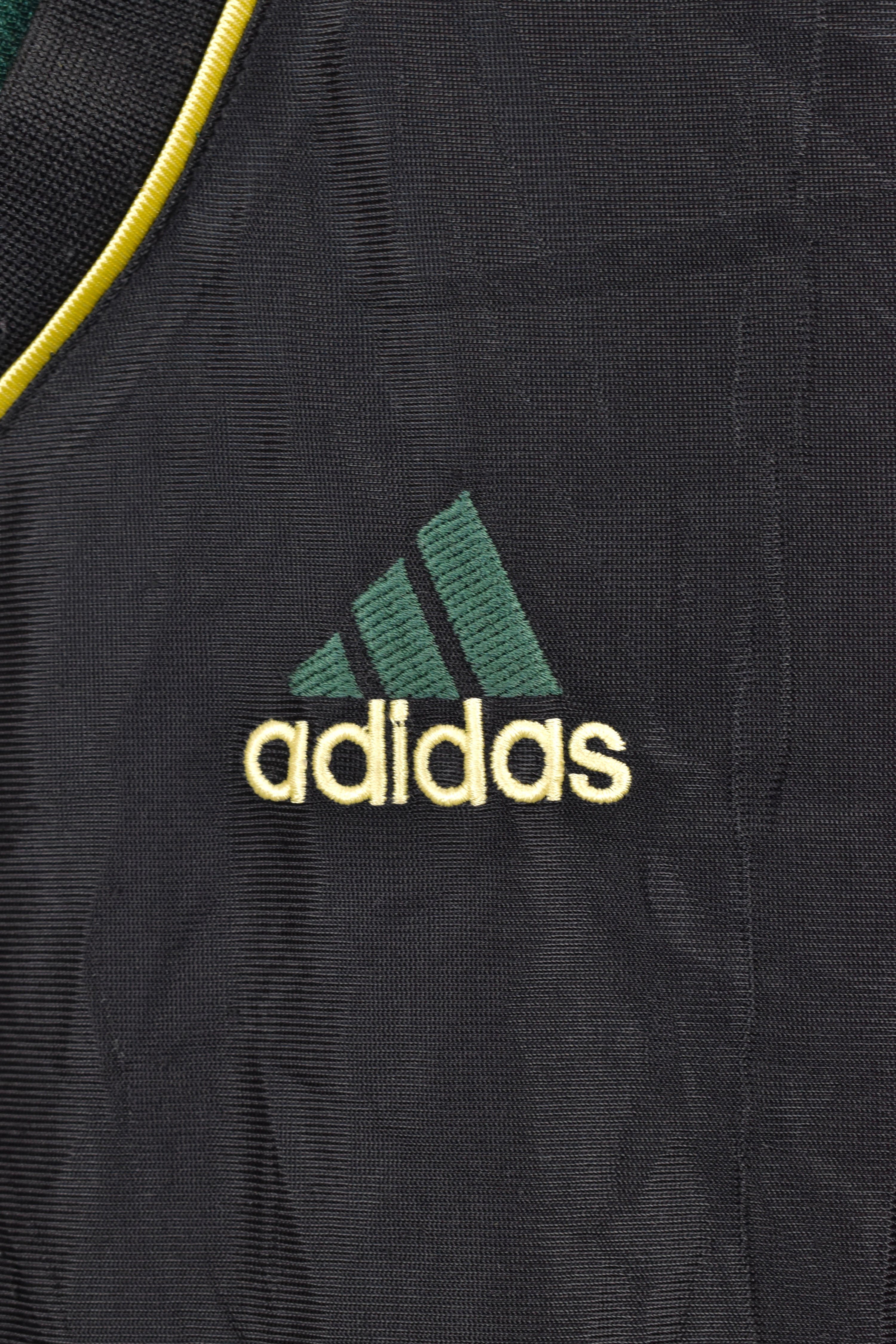 Vintage Adidas shirt, black athletic embroidered tee - AU Medium ADIDAS
