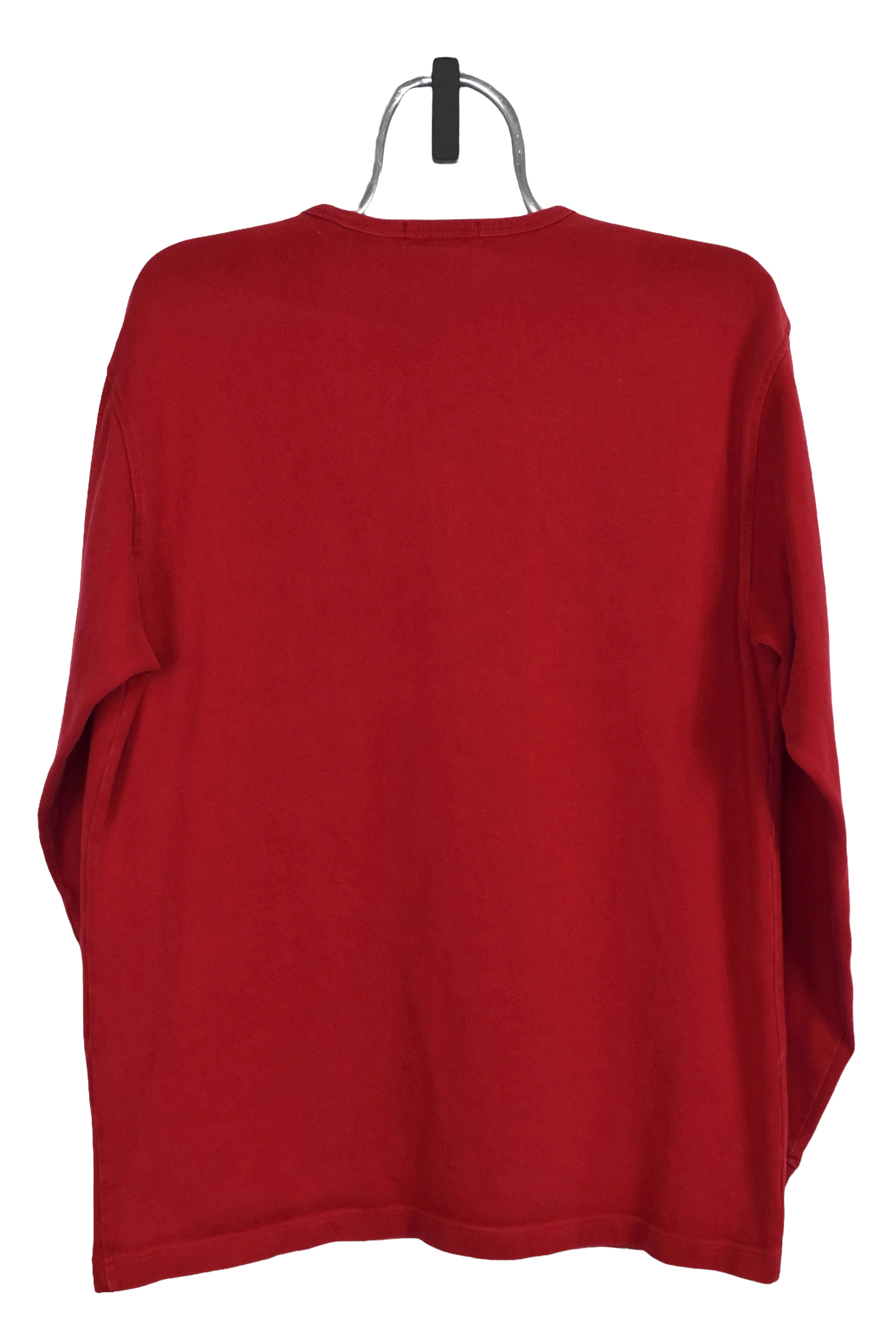 Vintage Nautica sweatshirt (M), red embroidered crewneck