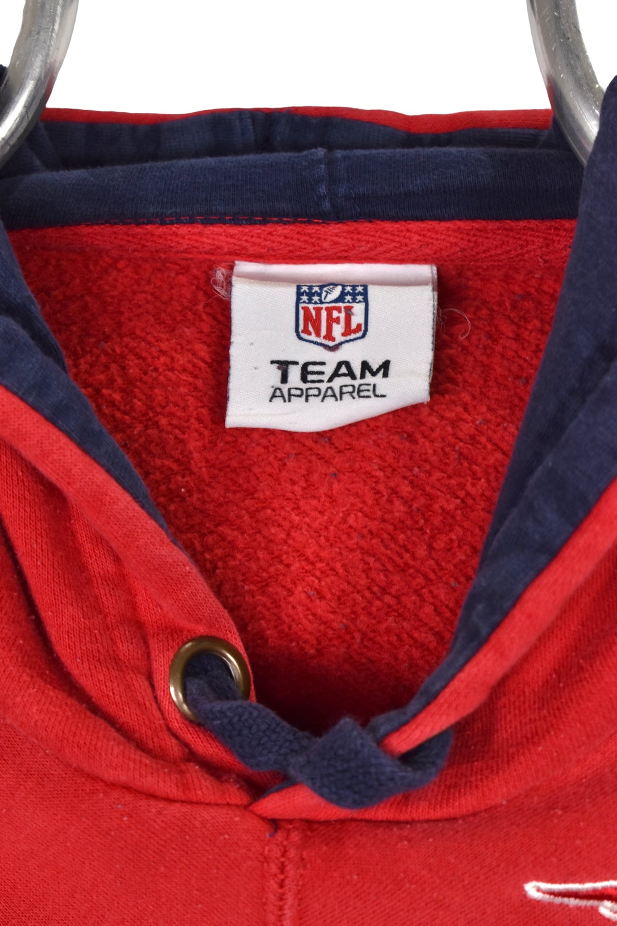 Vintage New England Patriots hoodie (L), navy NFL embroidered sweatshirt