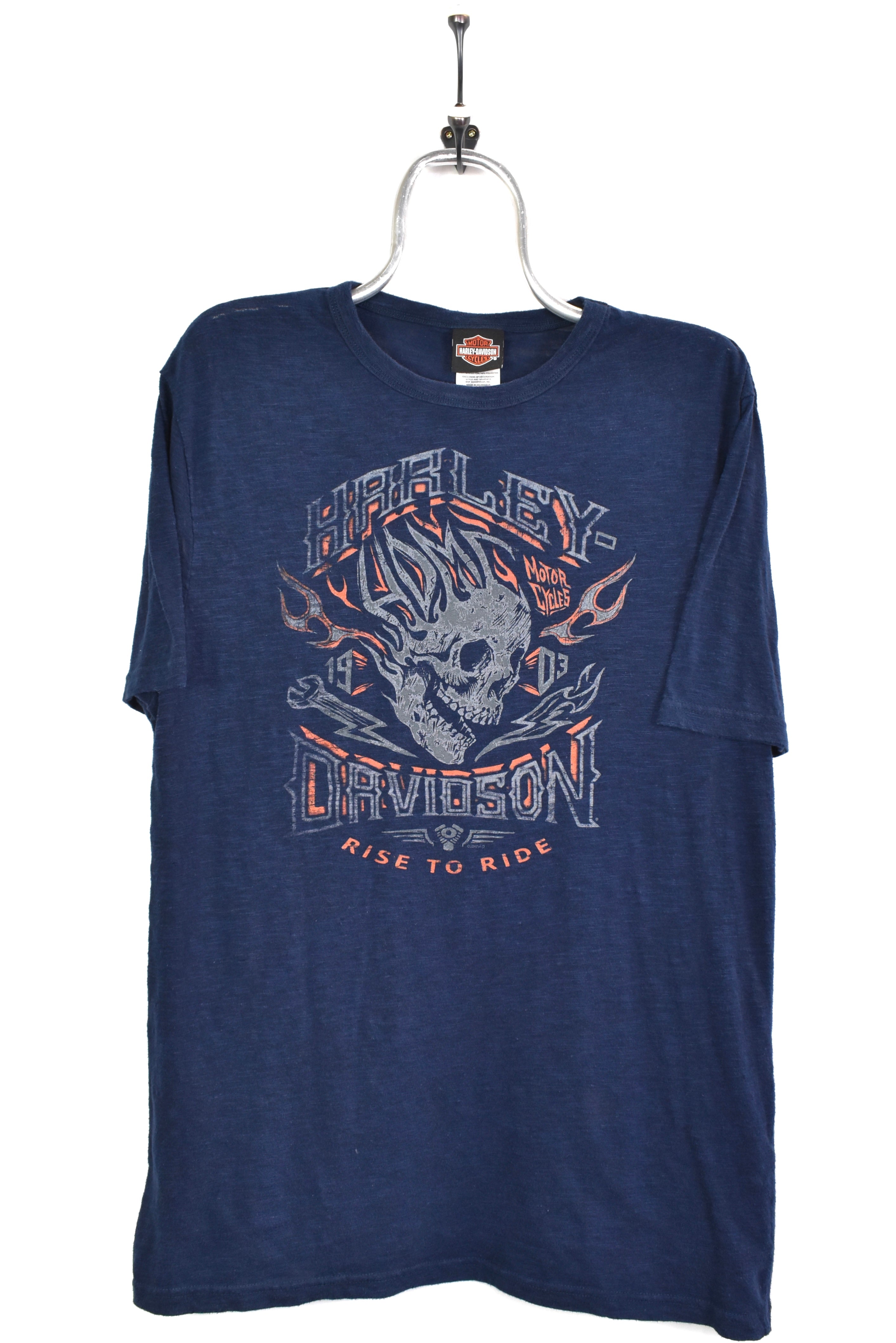 Modern women's Harley Davidson blue t-shirt | Large HARLEY DAVIDSON