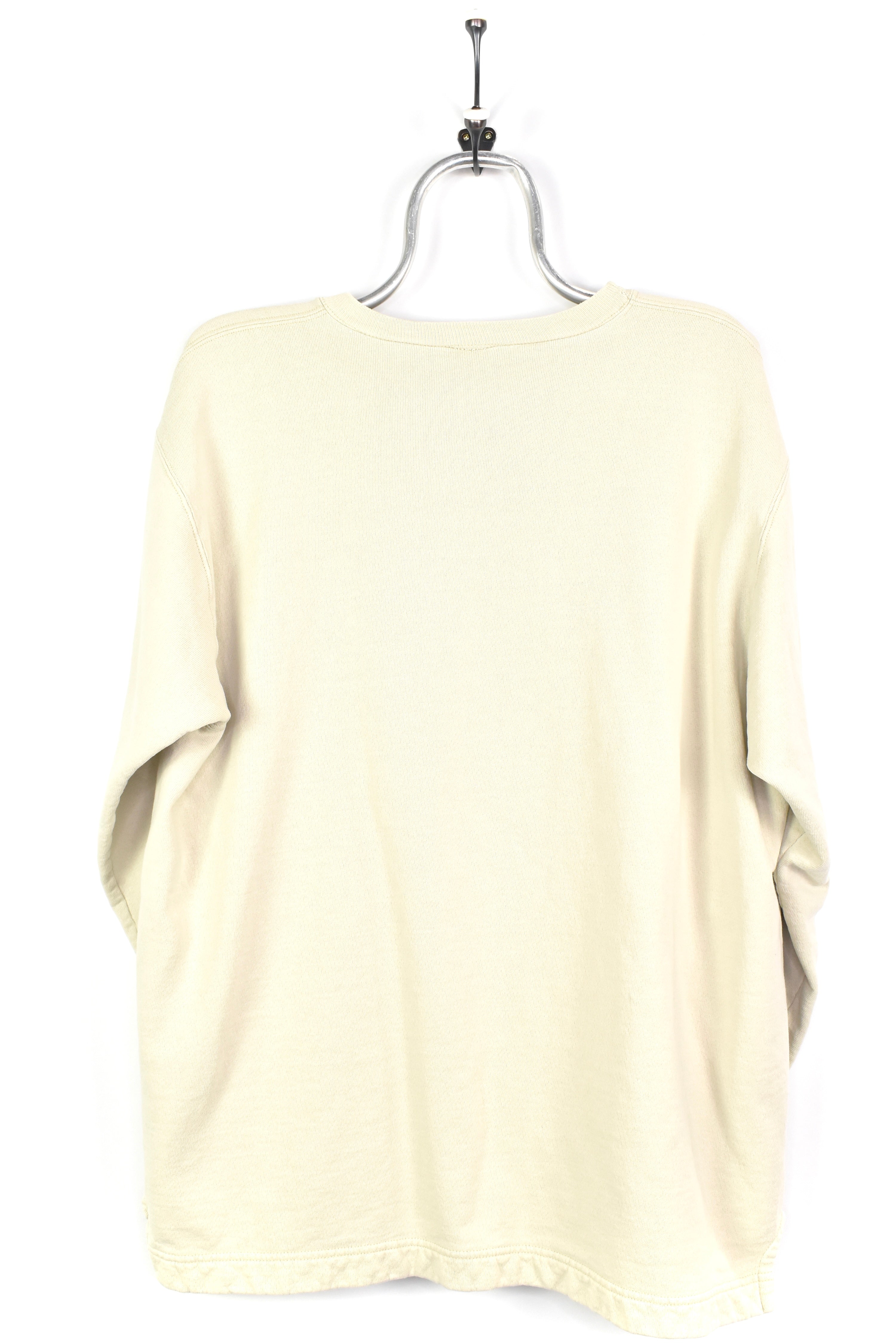VINTAGE CHAMPION EMBROIDERED CREAM SWEATSHIRT | XL CHAMPION