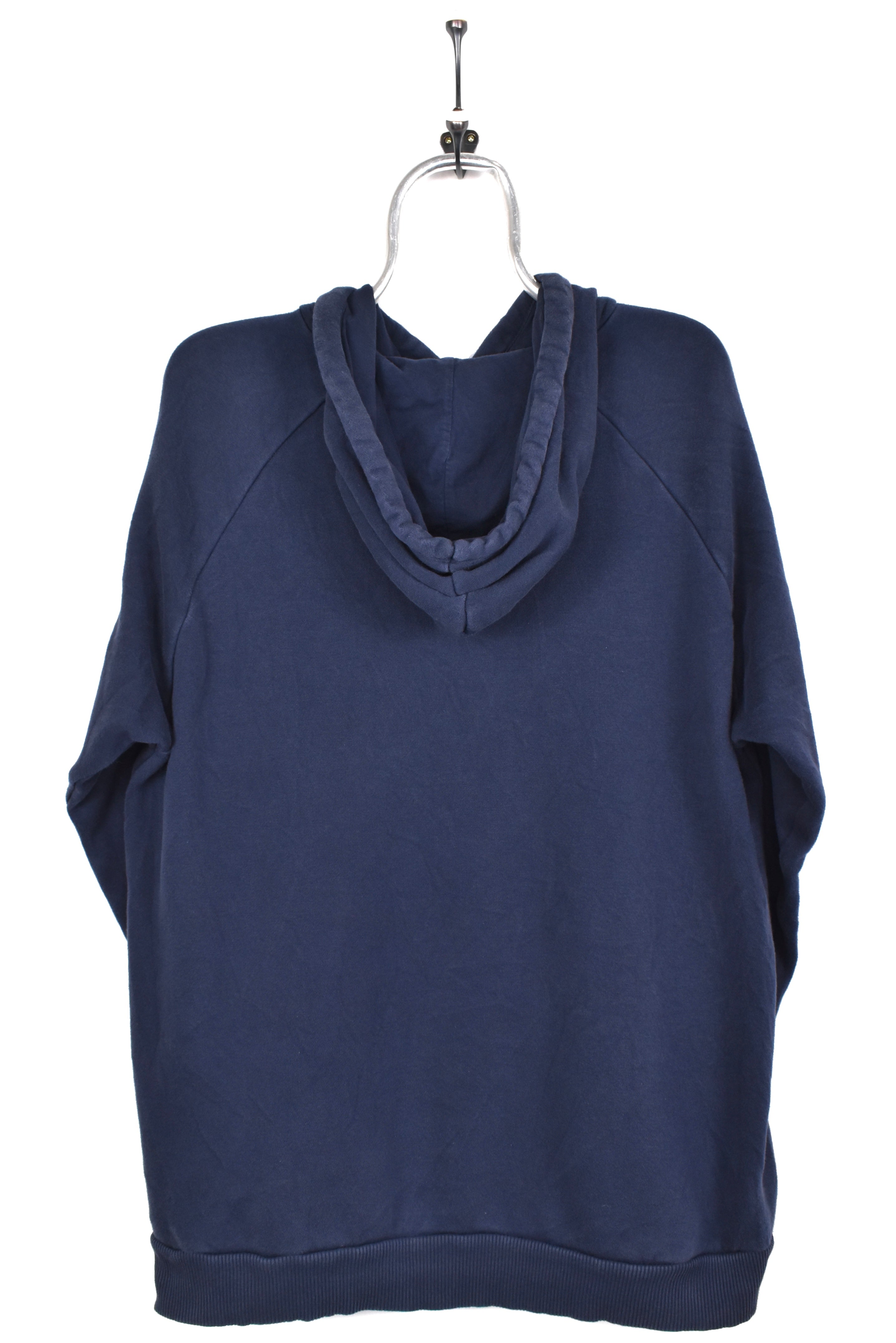 Modern Adidas hoodie, navy blue graphic sweatshirt - AU L ADIDAS