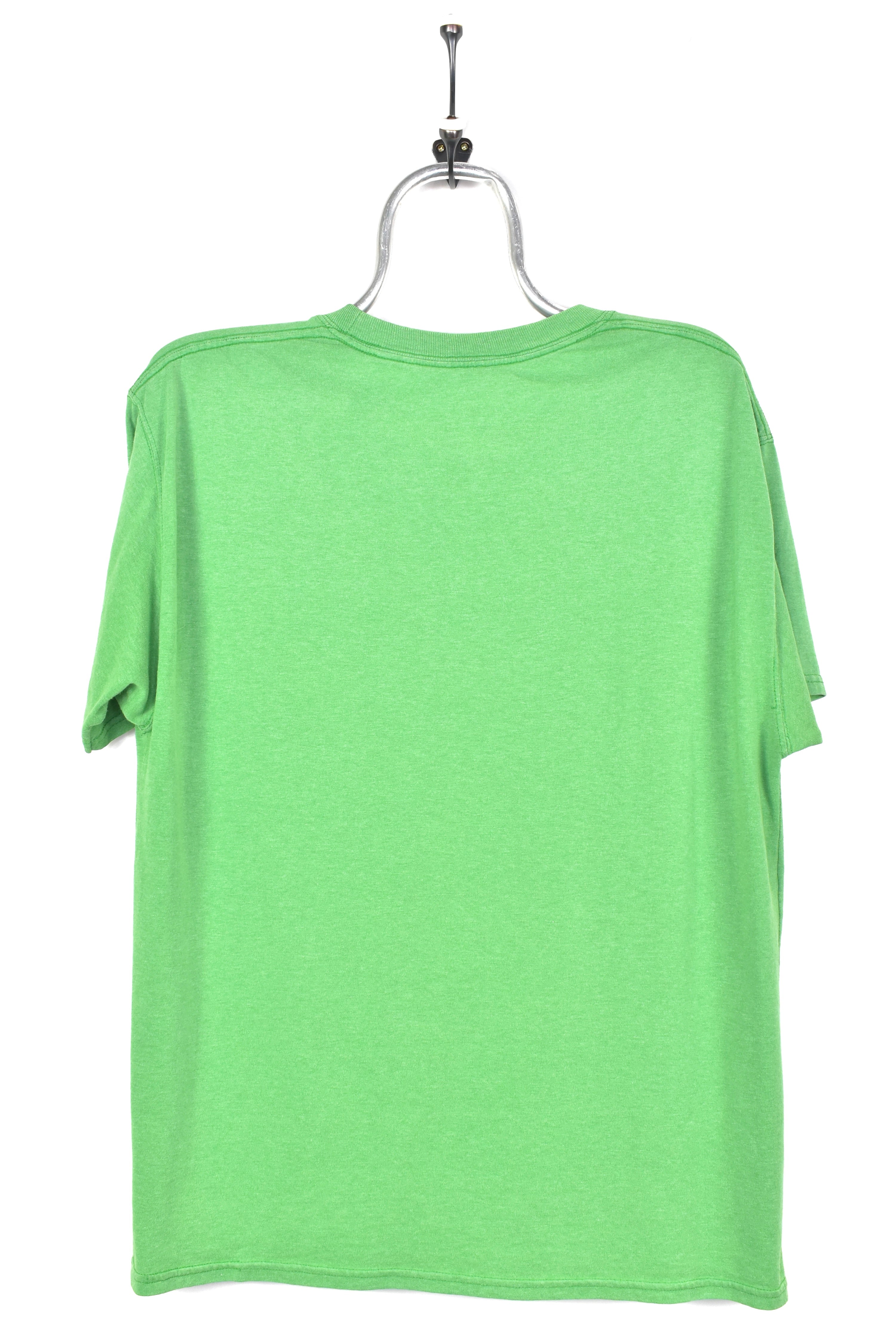 VINTAGE CHAMPION EMBROIDERED GREEN T-SHIRT | LARGE ADIDAS