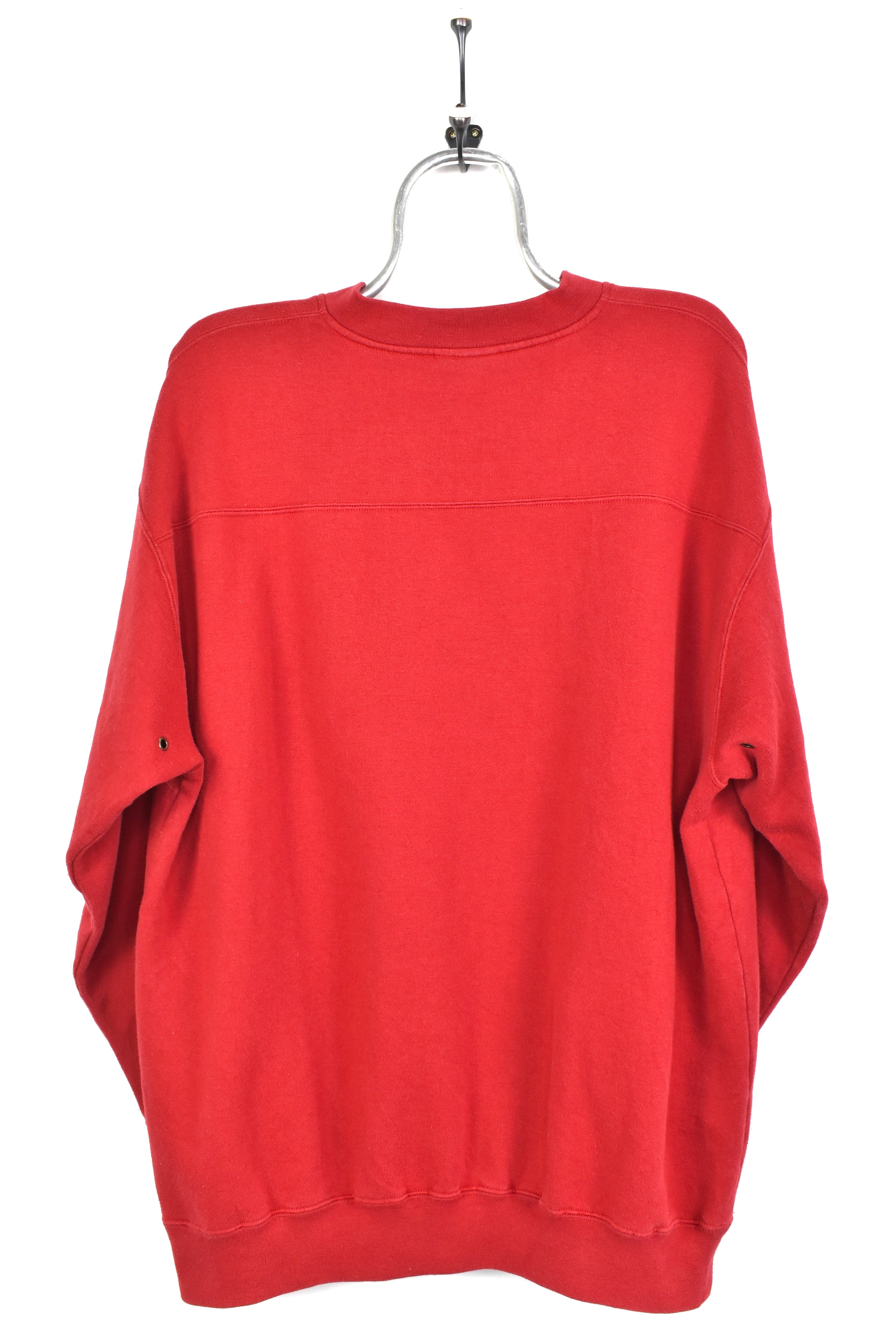 VINTAGE NFL SAN FRANCISCO 49ERS EMBROIDERED RED SWEATSHIRT | XL PRO SPORT