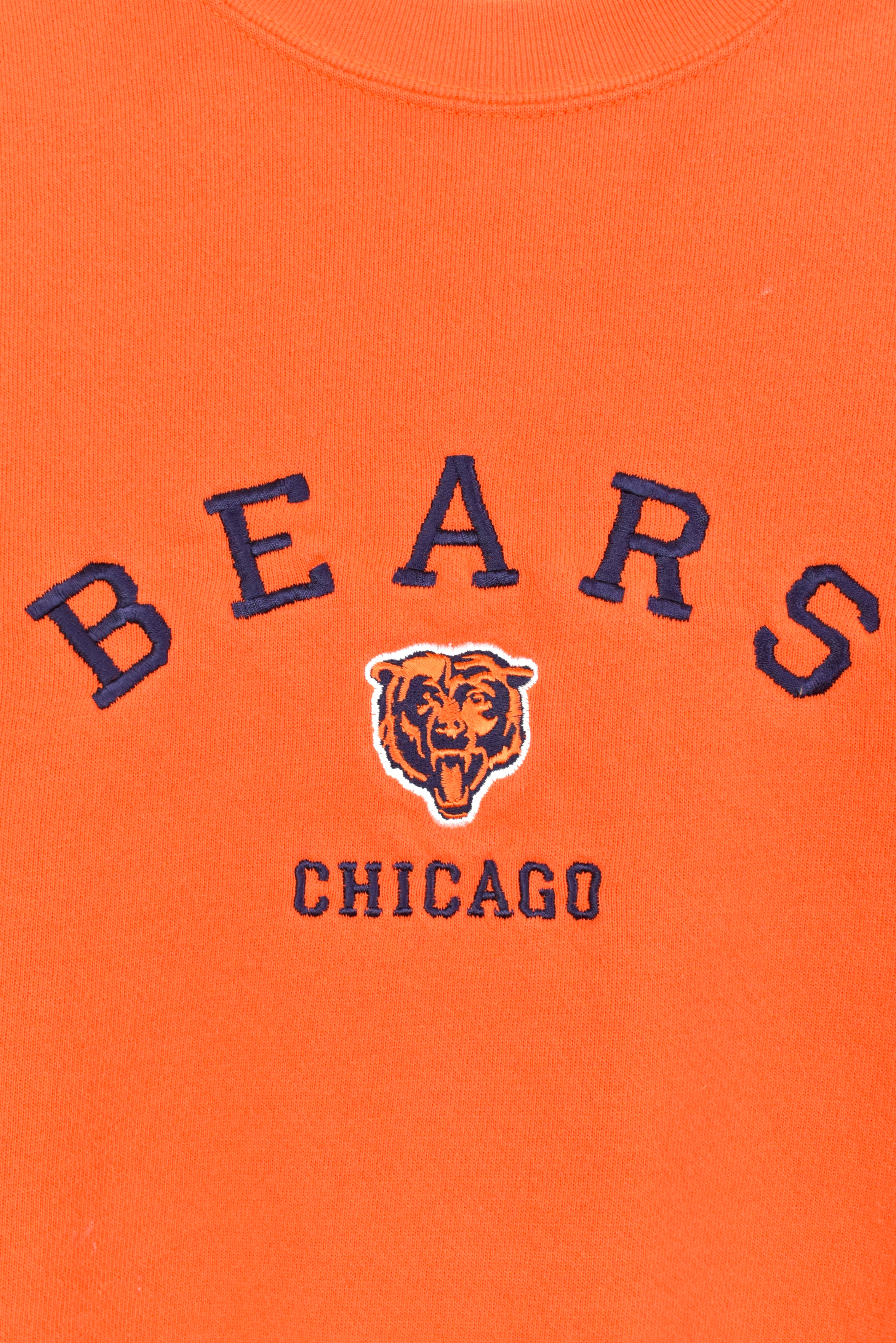 Vintage Chicago Bears sweatshirt, NFL embroidered crewneck - XL, orange PRO SPORT