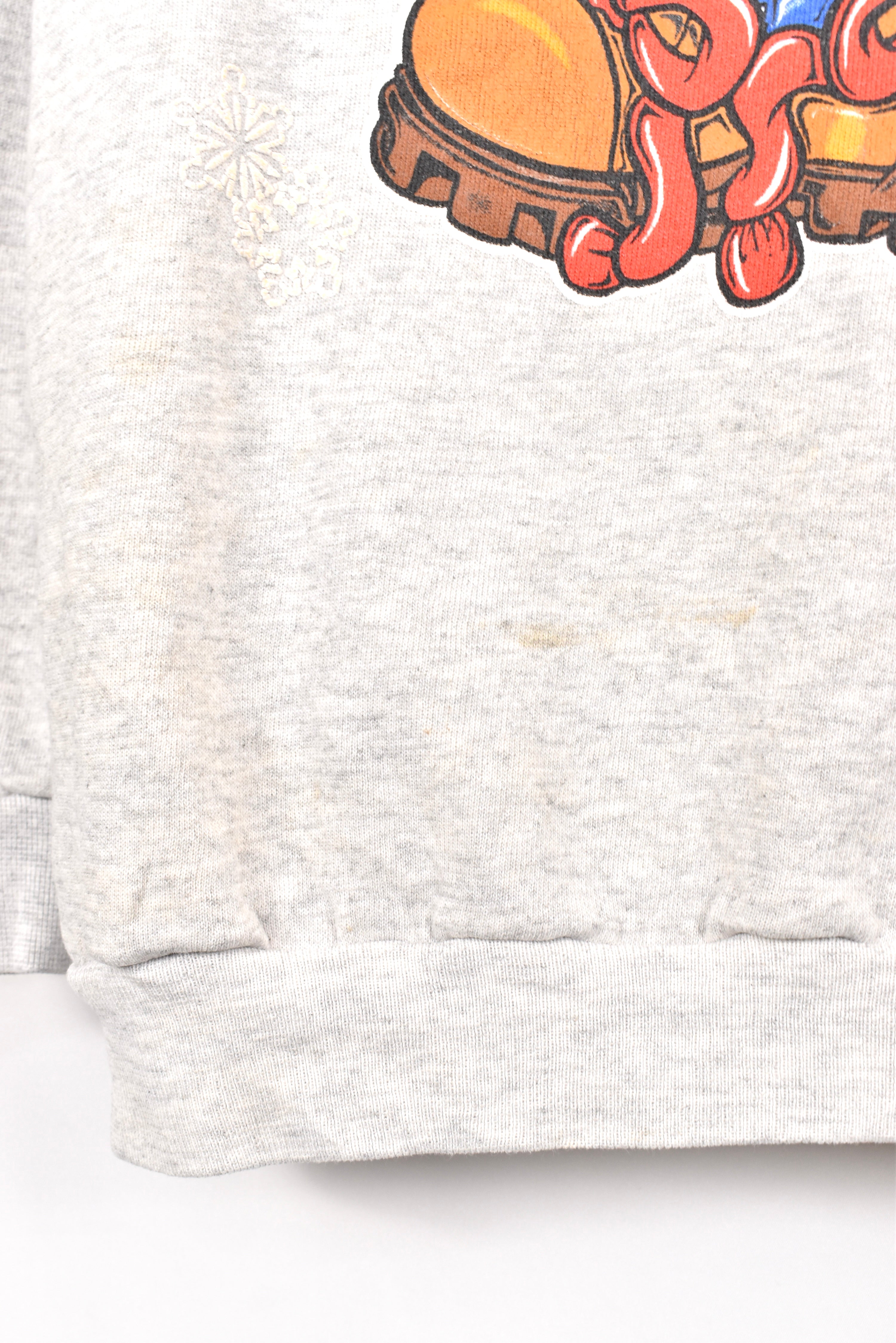 Vintage Mickey Mouse sweatshirt, Disney grey graphic crewneck - AU XXXL DISNEY / CARTOON