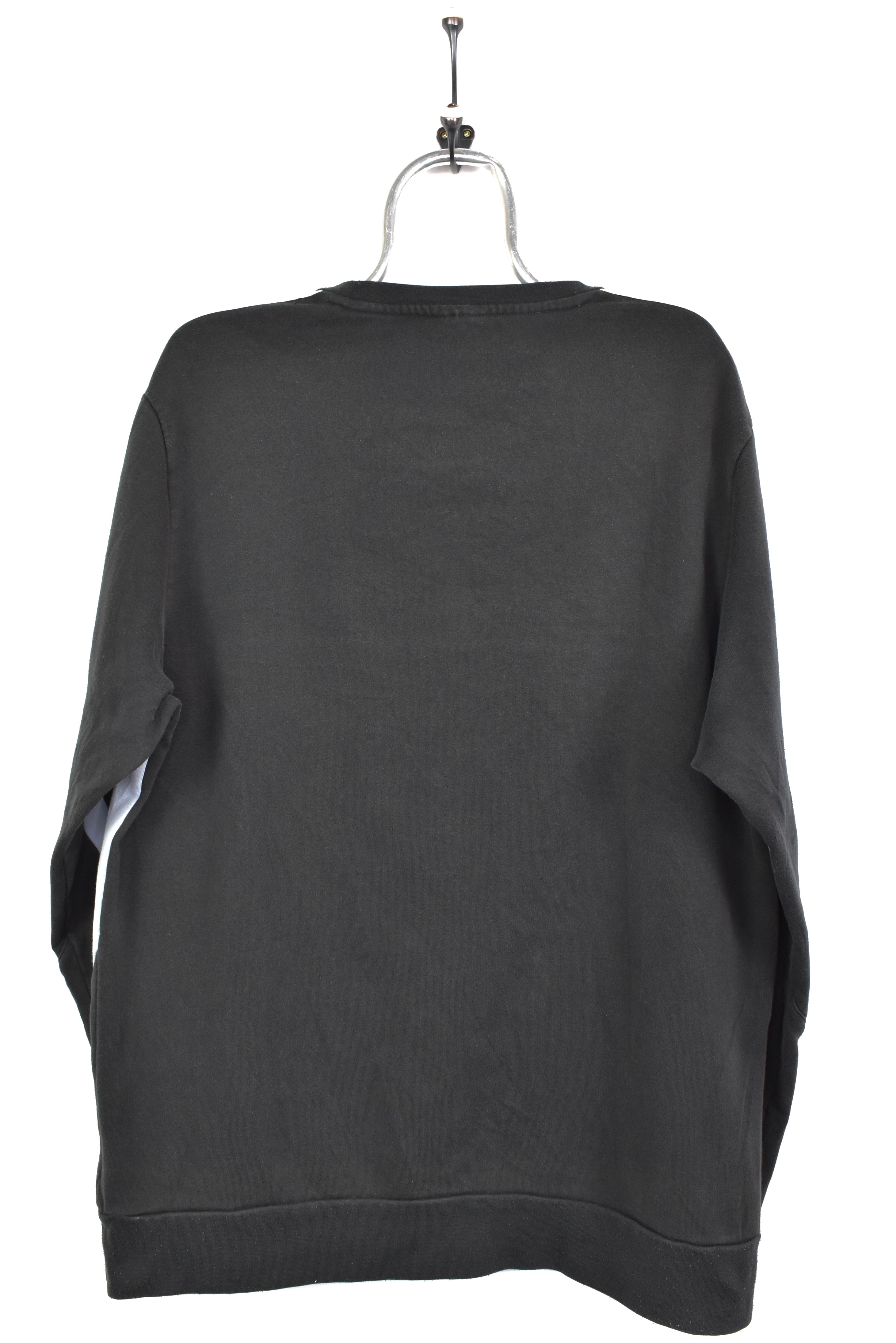 VINTAGE ADIDAS EMBROIDERED BLACK SWEATSHIRT | XL ADIDAS