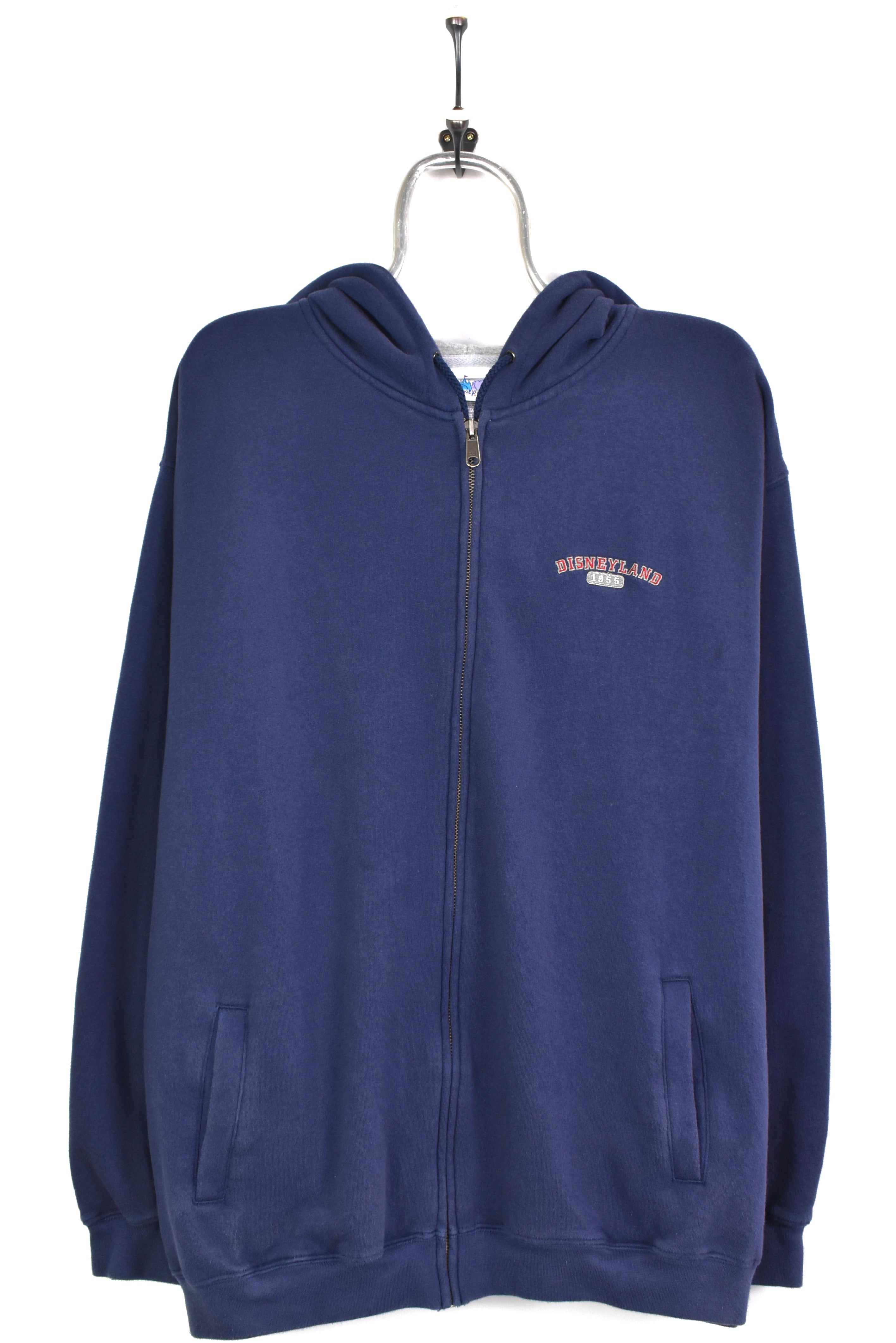 Vintage Disney Mickey Mouse embroidered navy hoodie | XL DISNEY / CARTOON