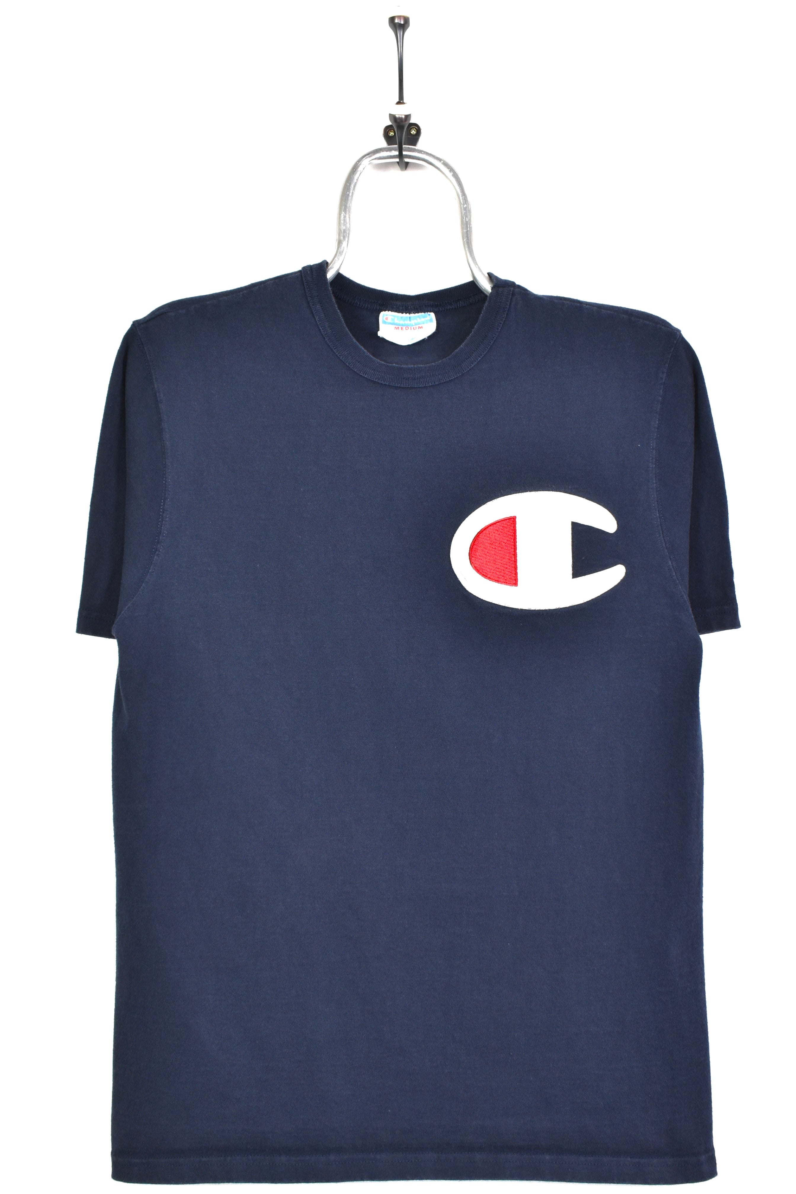 Vintage Champion embroidered shirt - small, black CHAMPION
