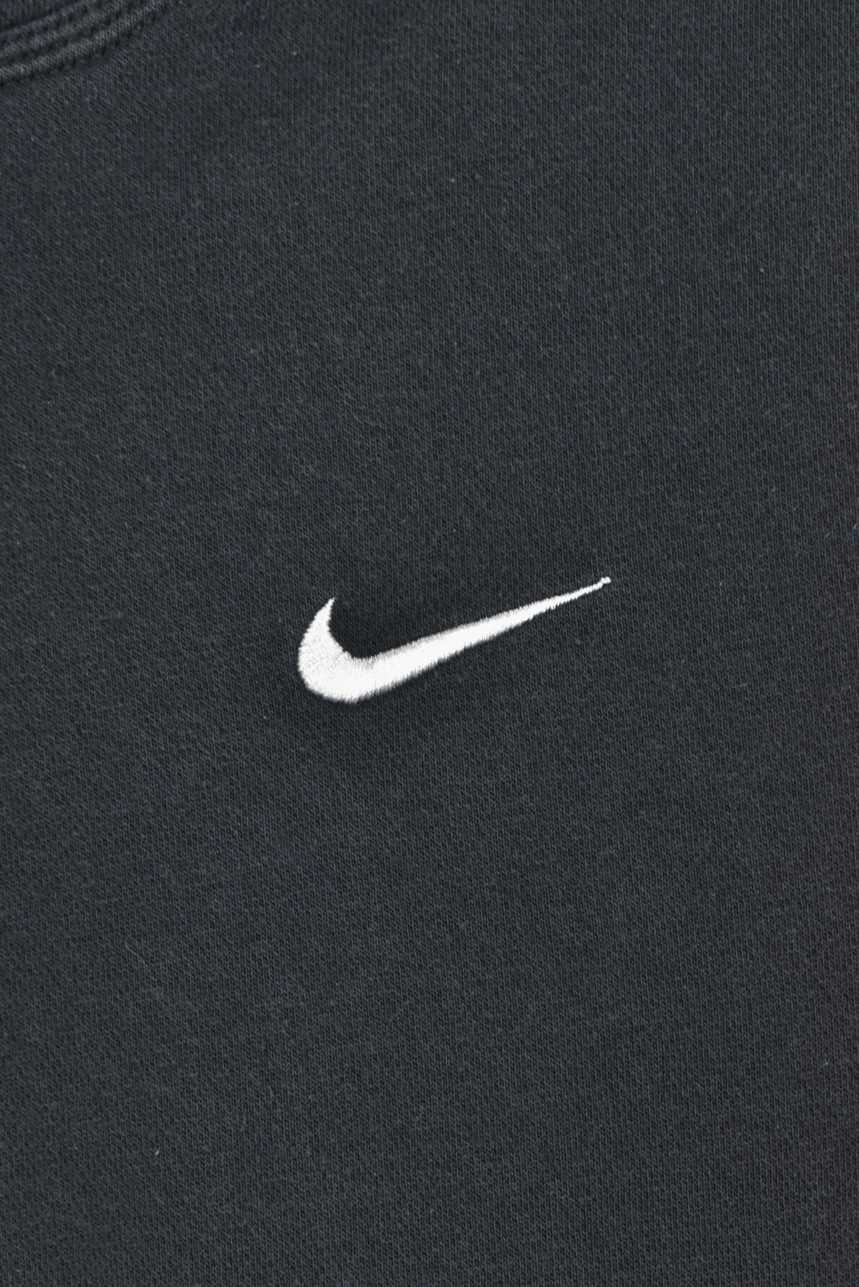 Vintage Nike embroidered black hoodie | Large NIKE