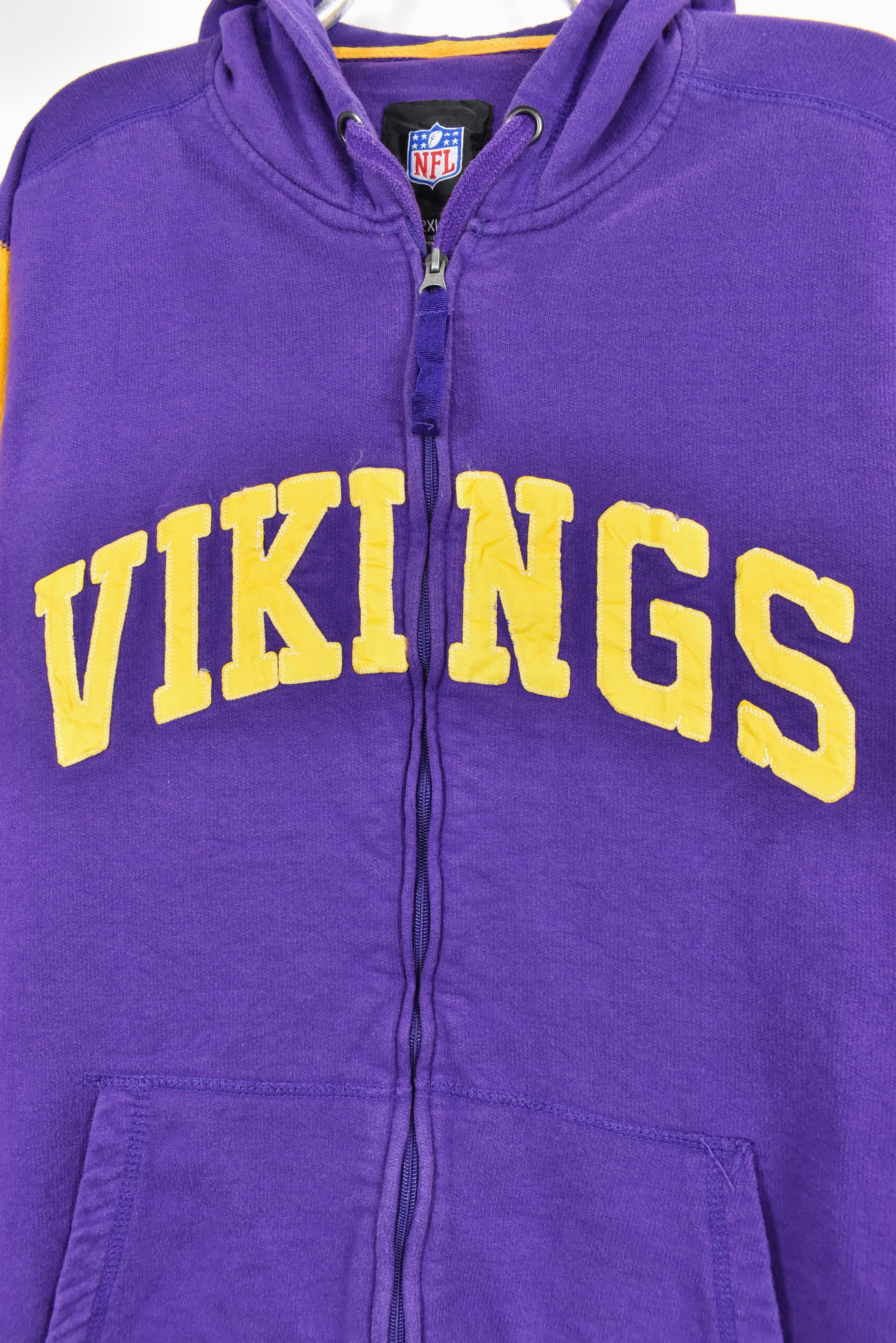 Vintage Minnesota Vikings hoodie, NFL purple sweatshirt - AU XL PRO SPORT