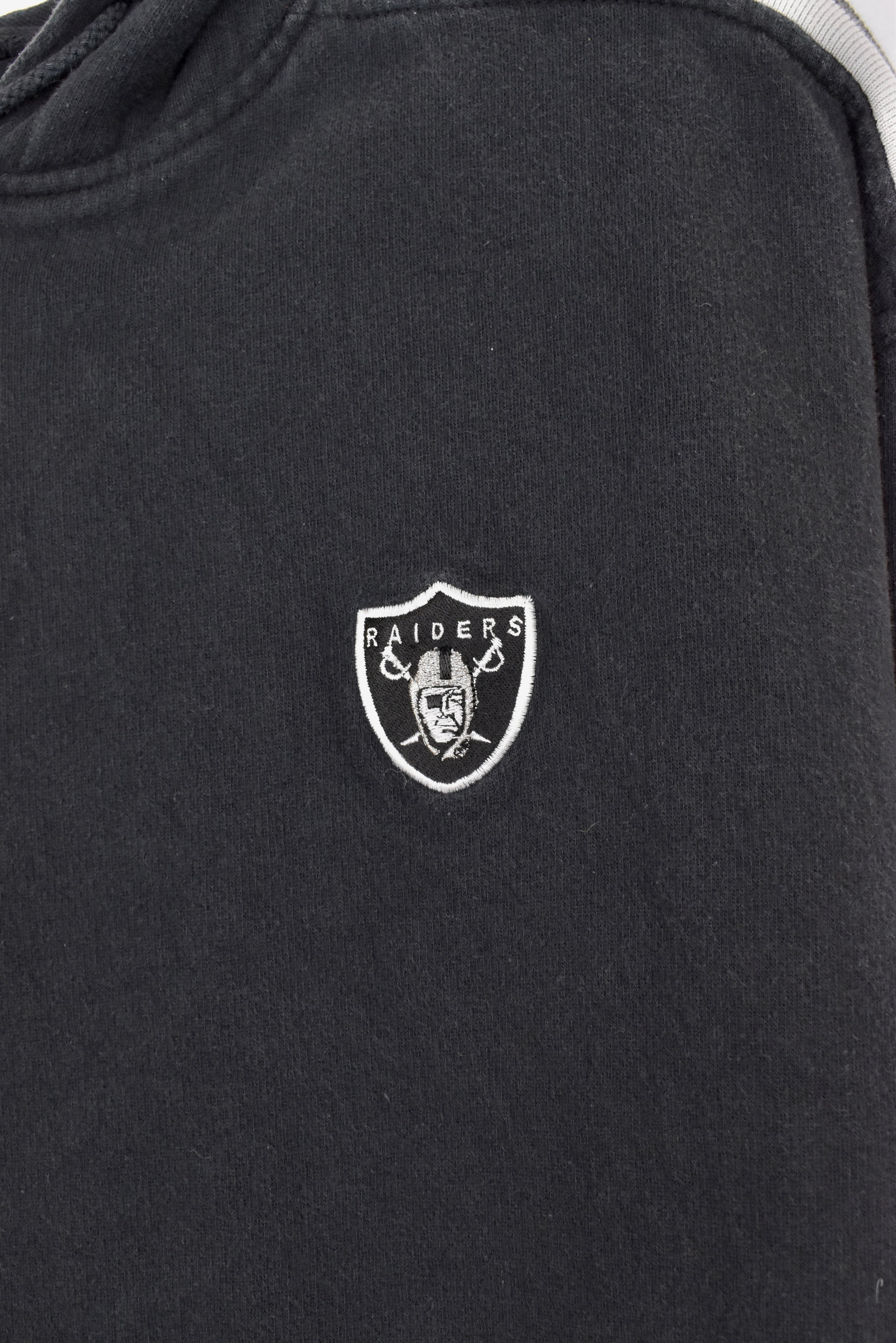 Vintage Oakland Raiders hoodie, NFL black embroidered sweatshirt - AU XL PRO SPORT