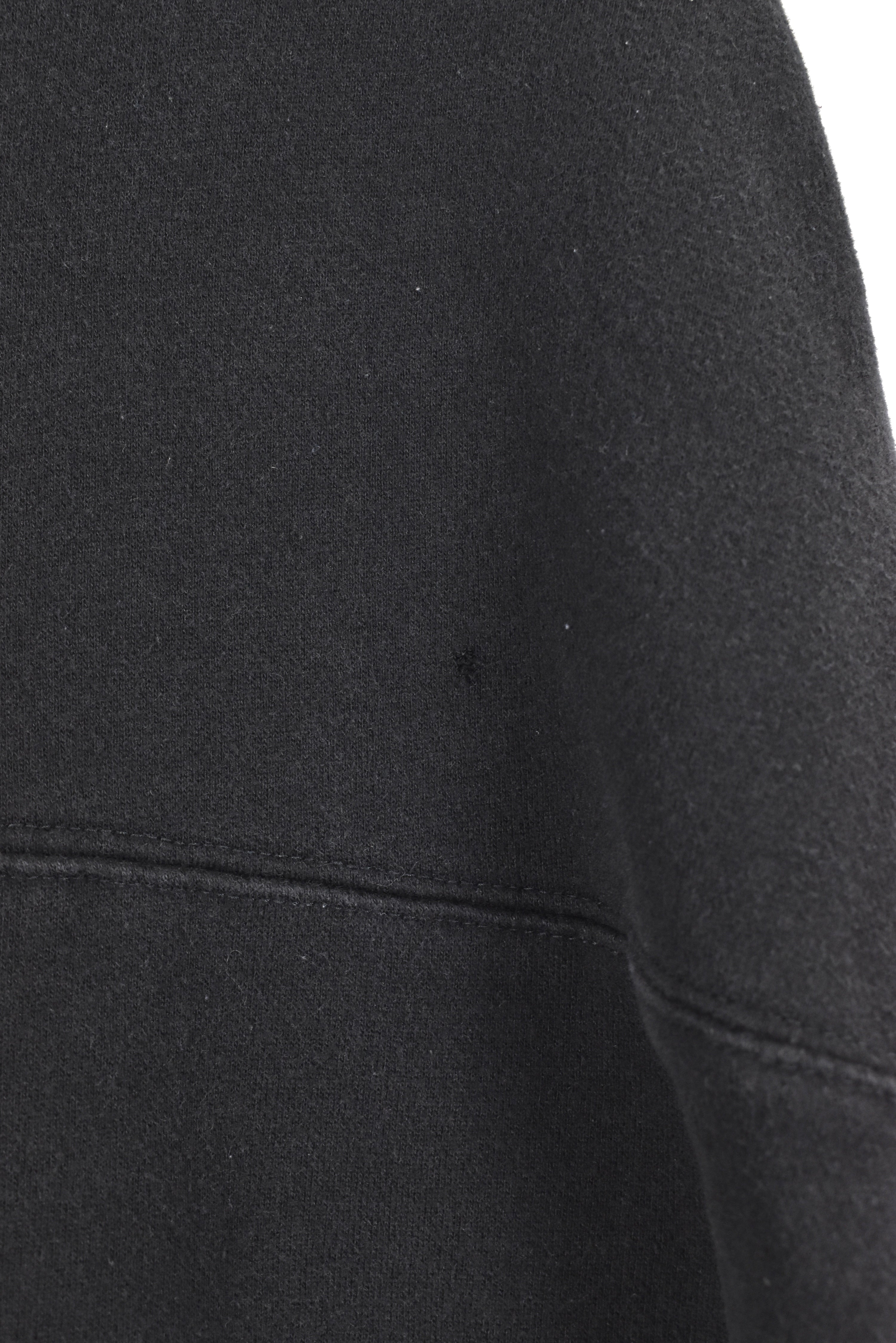 Vintage Columbia sweatshirt, black embroidered 1/4 zip jumper - AU Large COLUMBIA